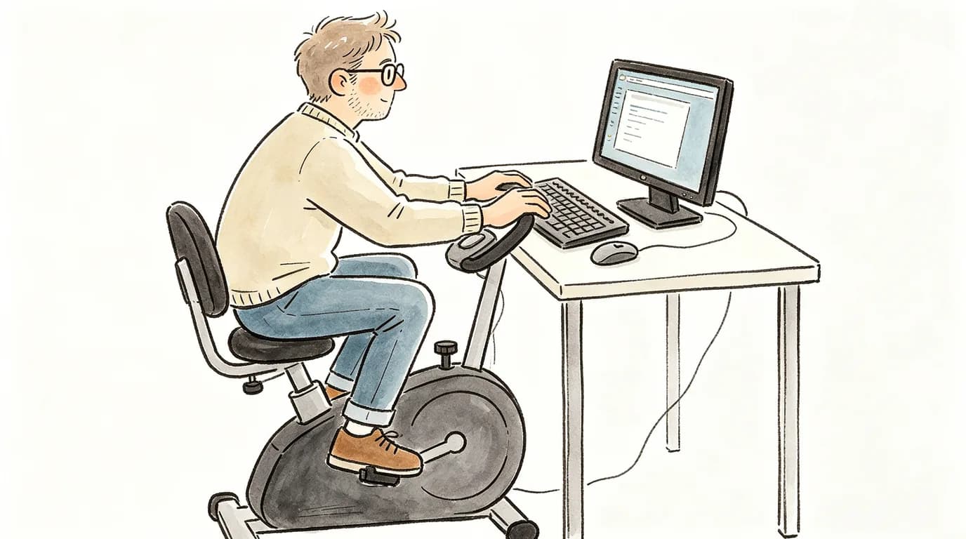 Cartoon AI engineer reviewing motion AI model architectures inside neural network lab