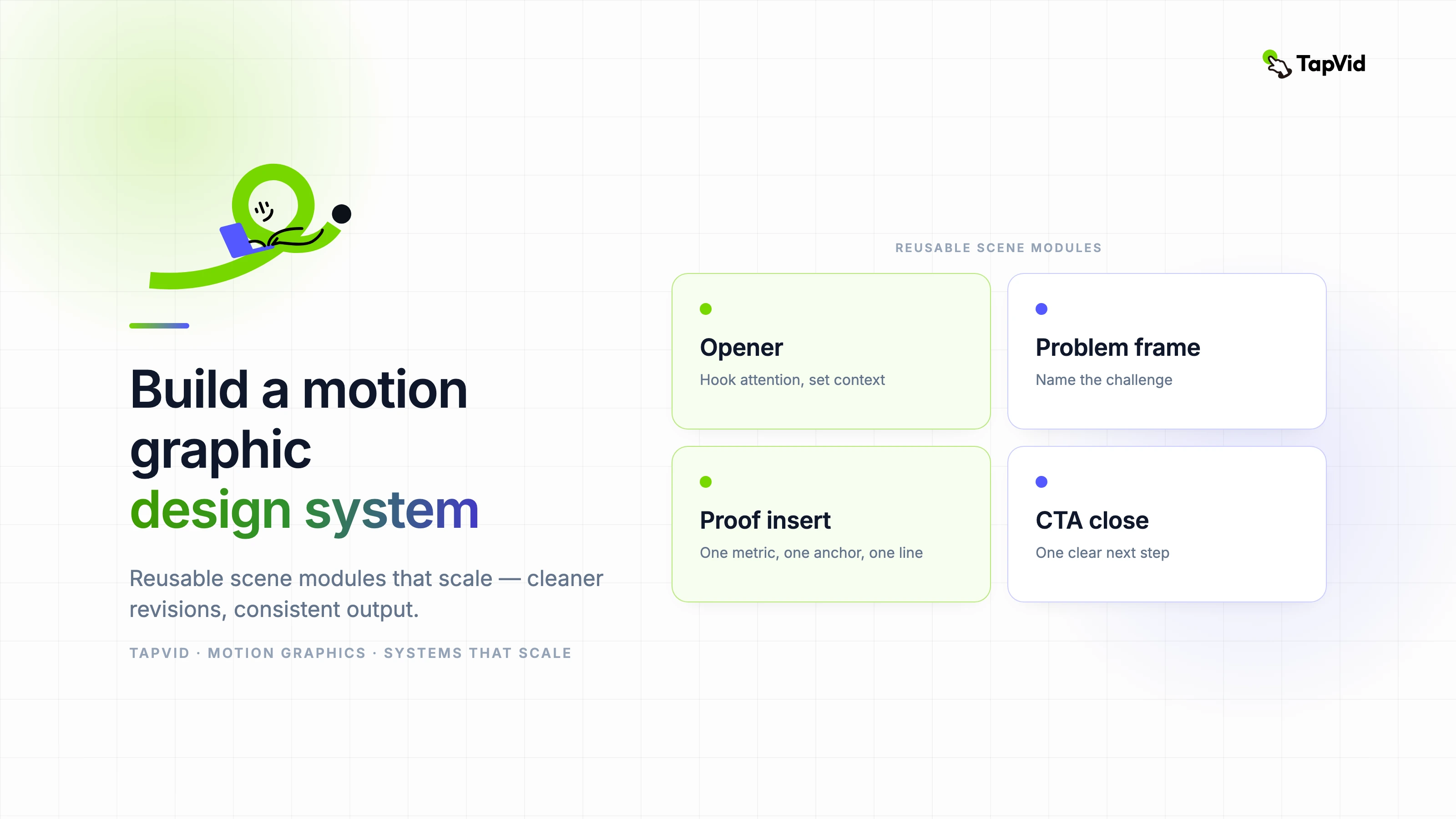 Build a reusable motion-graphic design system that scales, with TapVid