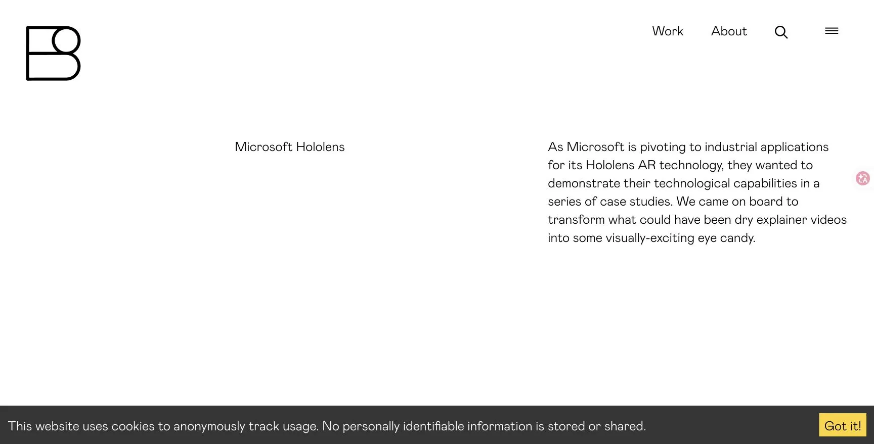 BUCKs offizielle Microsoft HoloLens-Fallstudienseite, überprüft am 5. August 2026