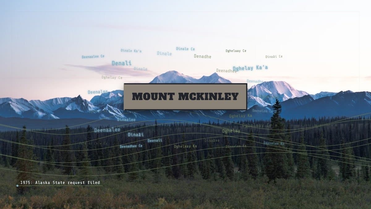 The Power in a Name: Toponyms and the Story of Denali