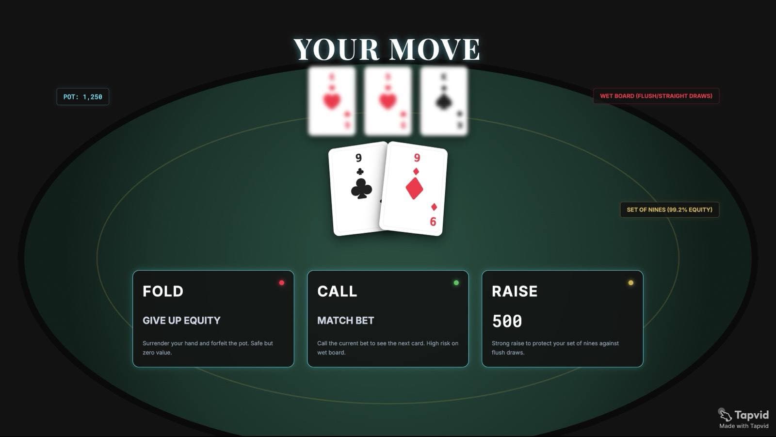 Poker Odds in Real Time