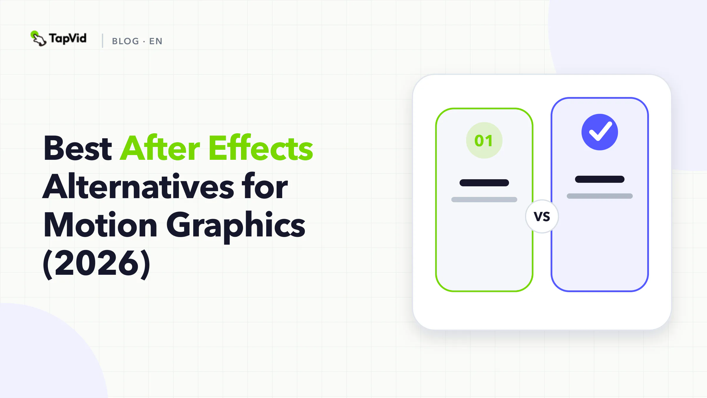 After Effects alternatives compared by workflow, control, and production owner