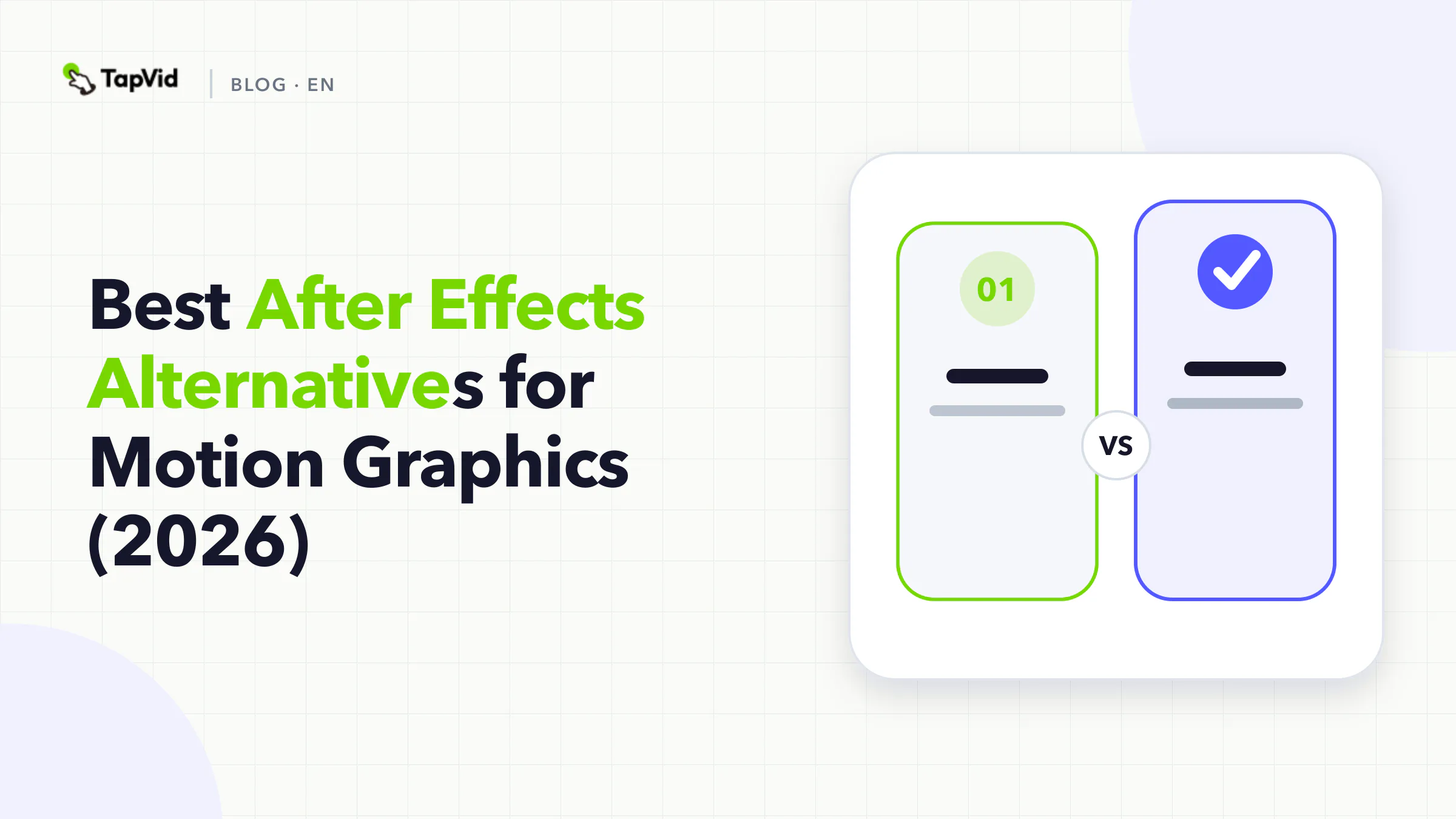 After Effects alternatives compared by workflow, control, and production owner