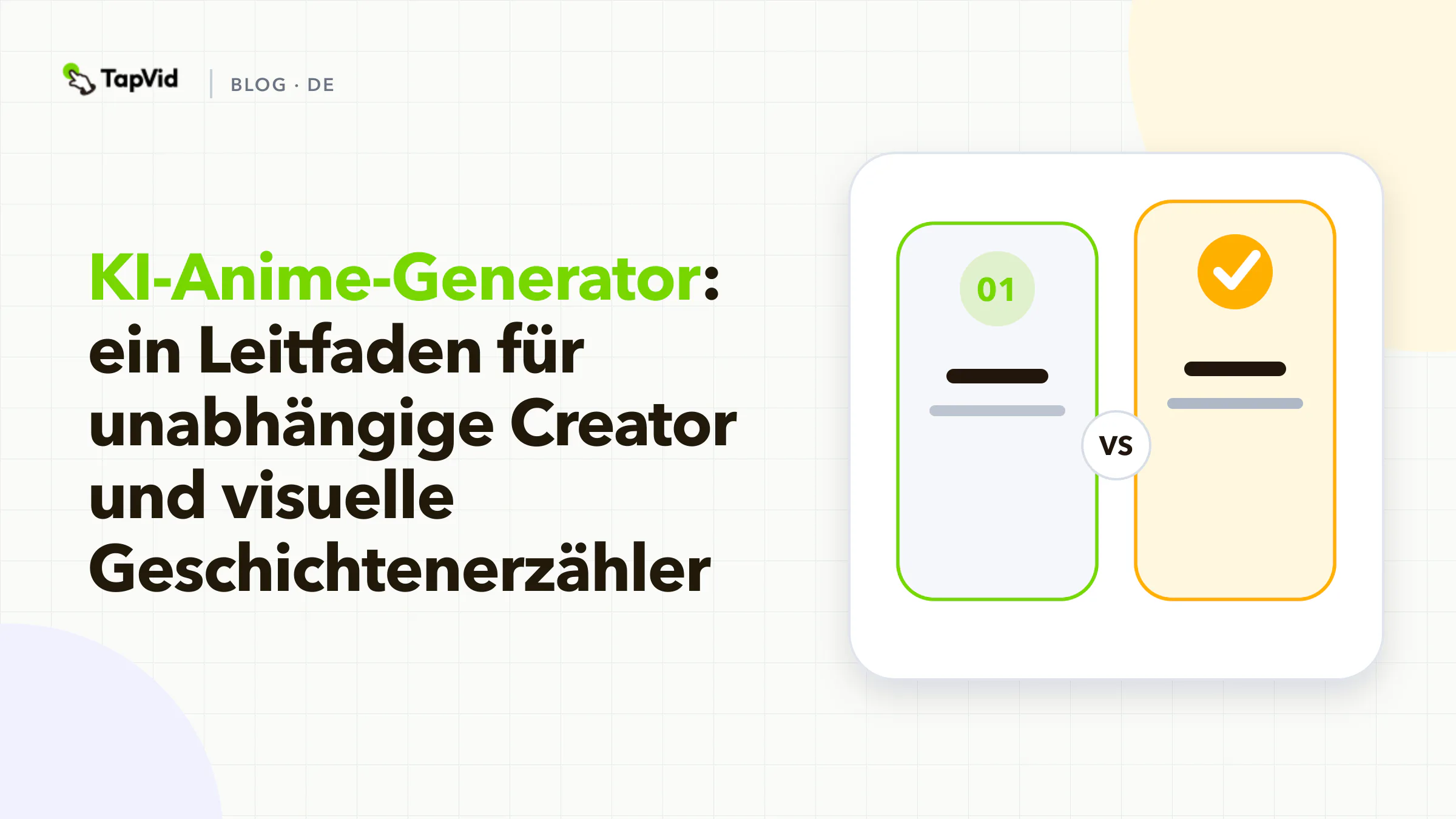 Workflow für Kreative mit einem KI-Anime-Generator