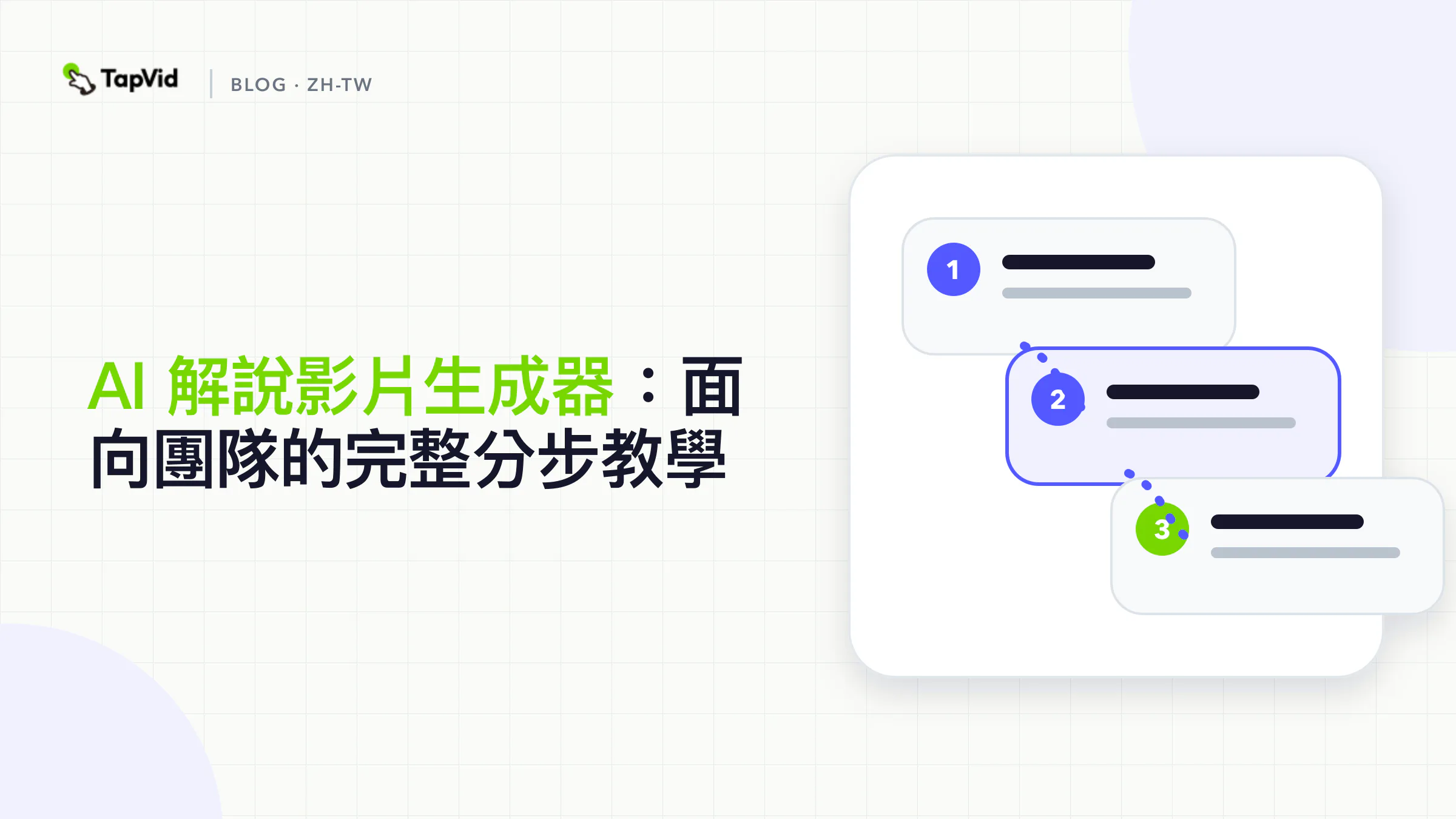 AI解說影片生成器逐步教學
