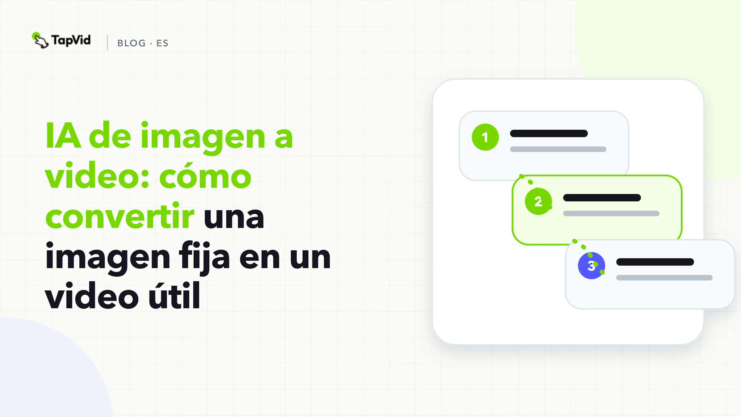 Flujo de trabajo para convertir imágenes en video con IA