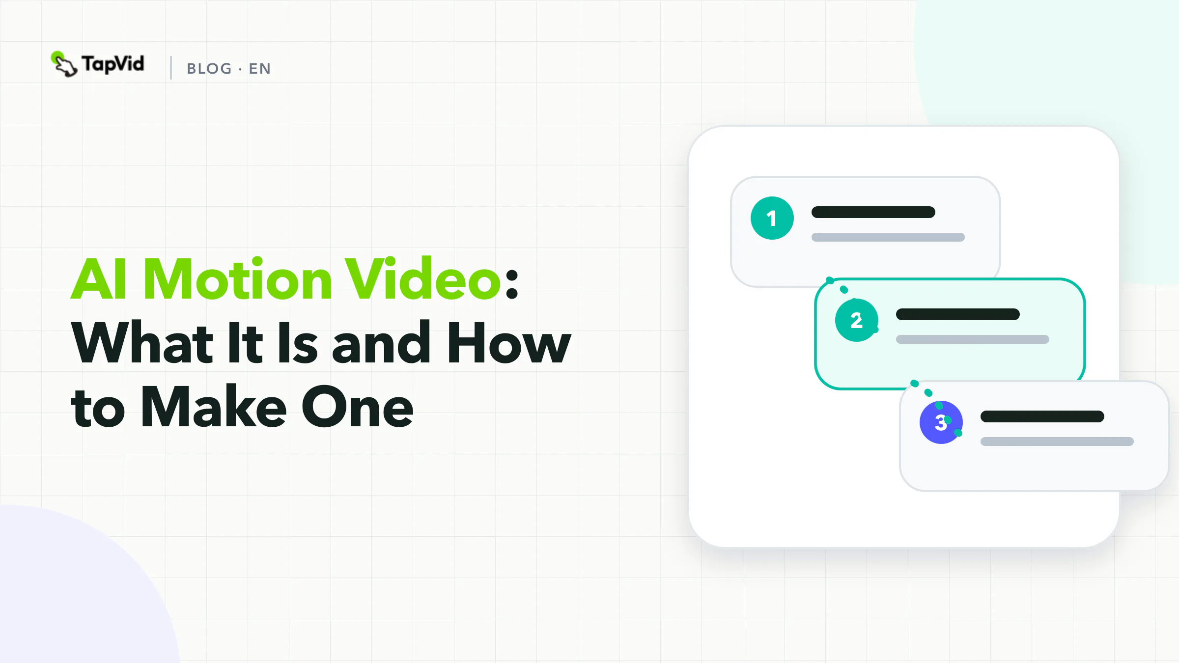 AI motion video: motion graphics vs generative, and how to make one