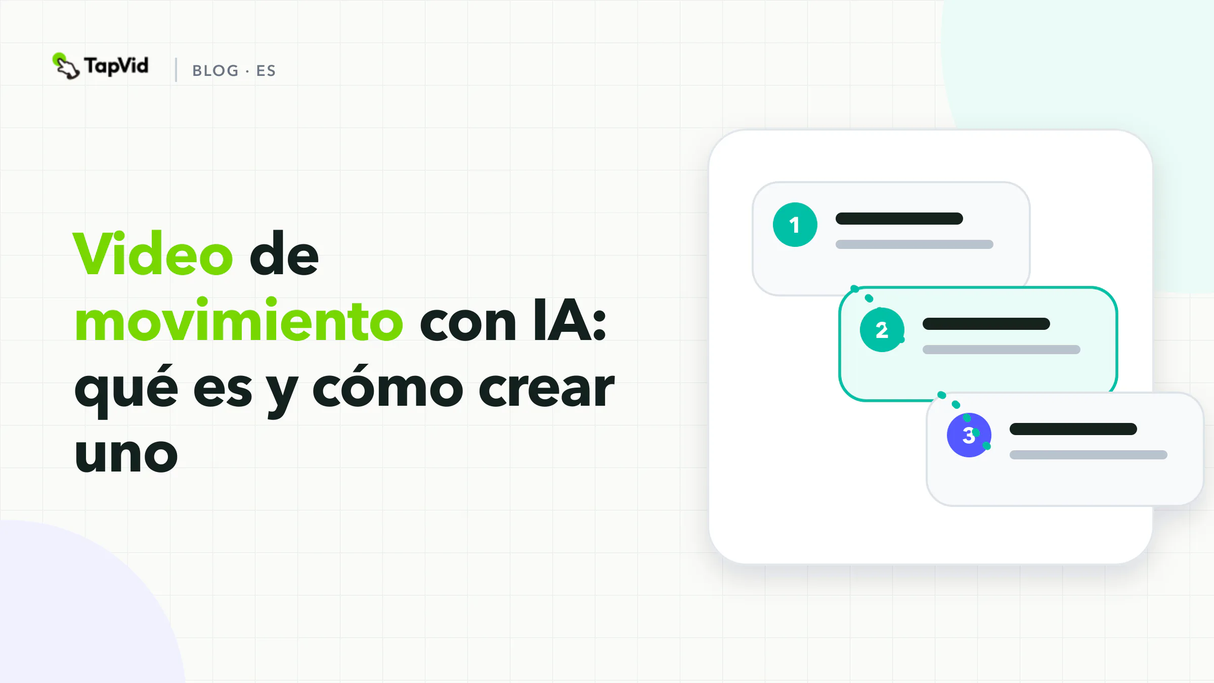 Video con movimiento generado por IA: motion graphics frente a video generativo y cómo crear uno
