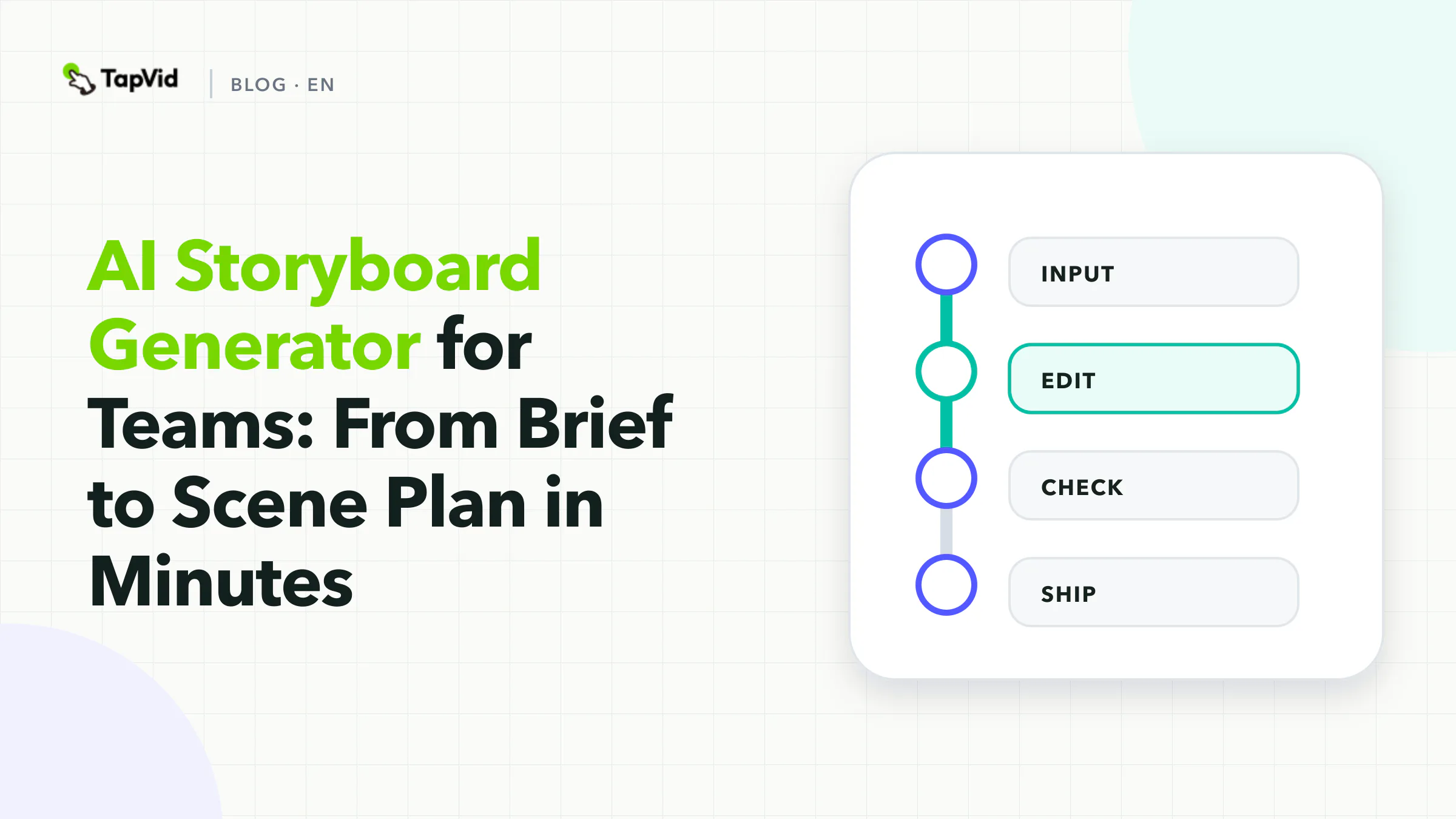 From brief to scene plan in minutes