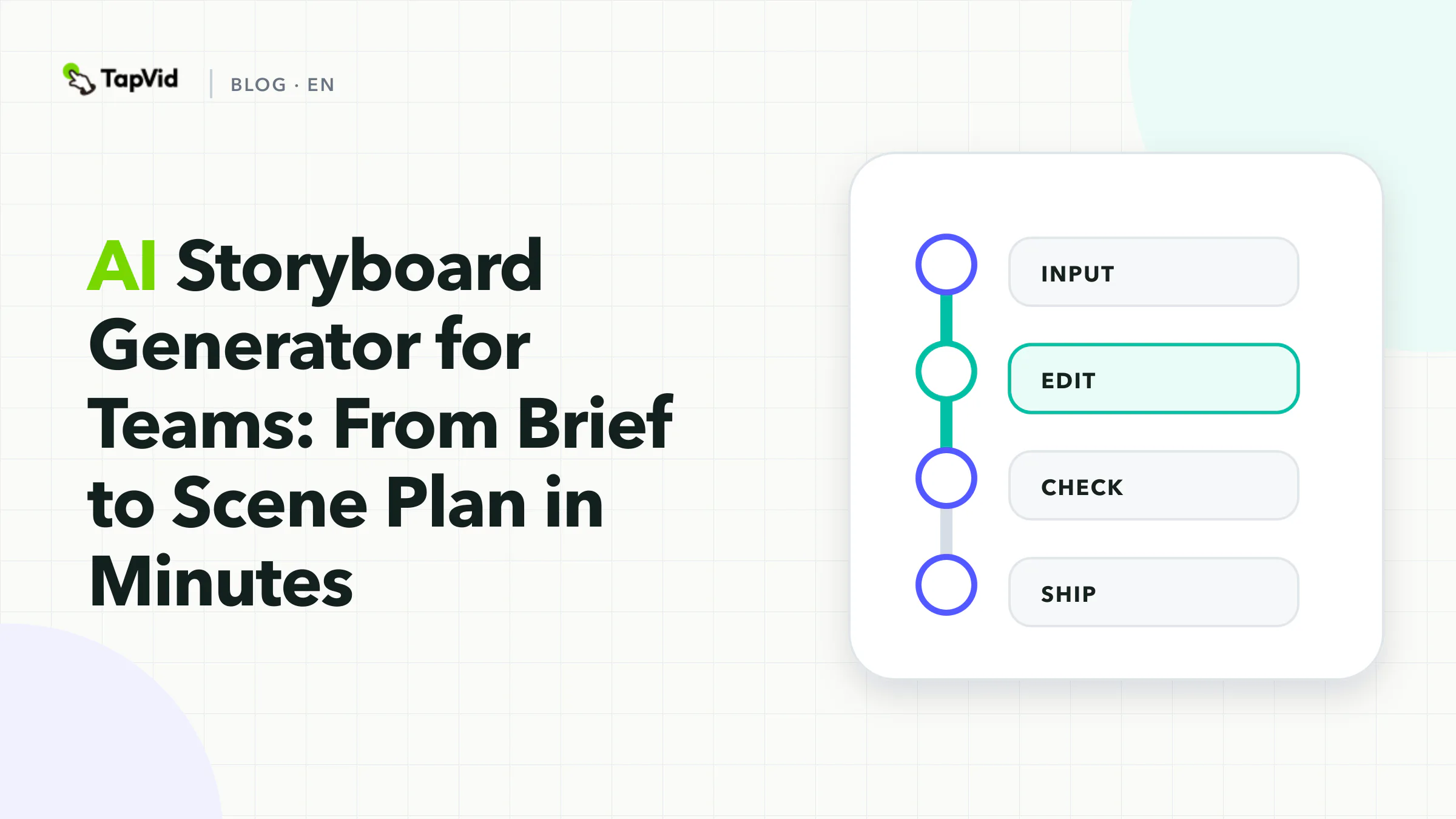 From brief to scene plan in minutes