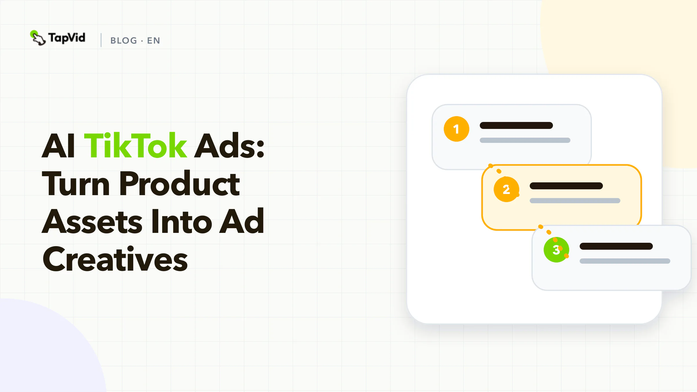 AI TikTok ads workflow from approved product assets to reviewed creative variants