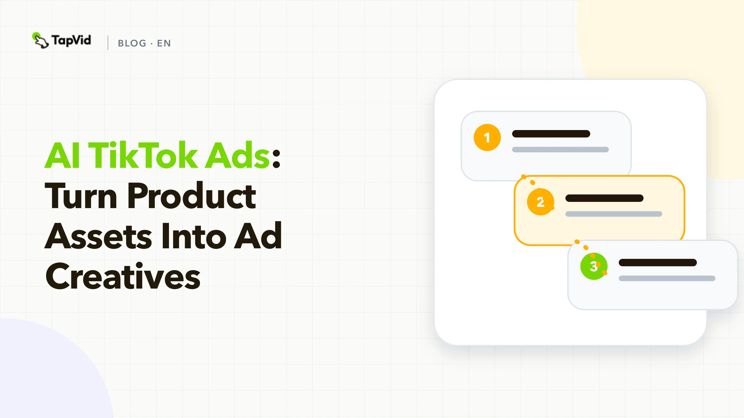 AI TikTok ads workflow from approved product assets to reviewed creative variants
