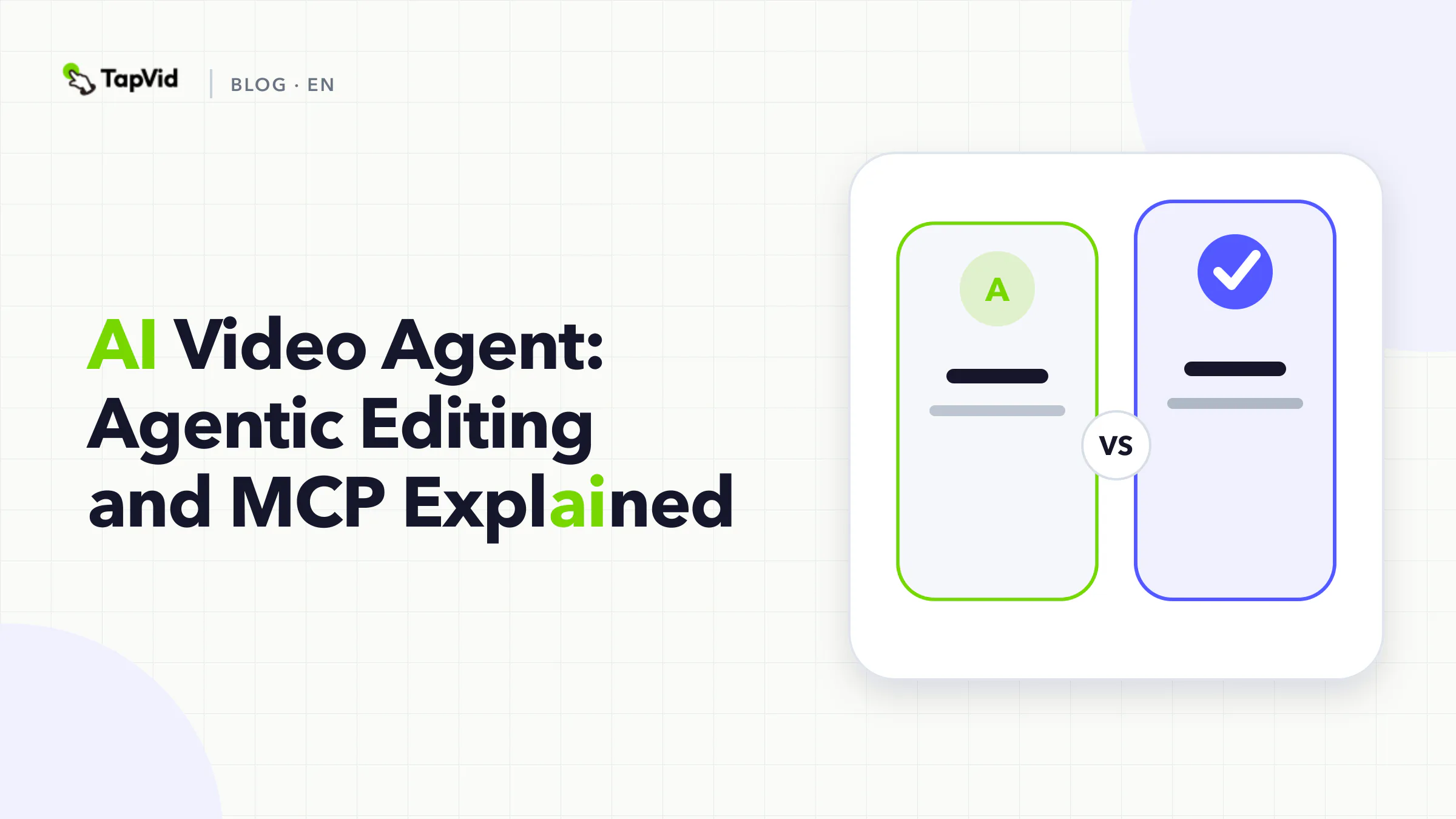 AI video agent workflow from brief and planning through MCP editing tools to human review