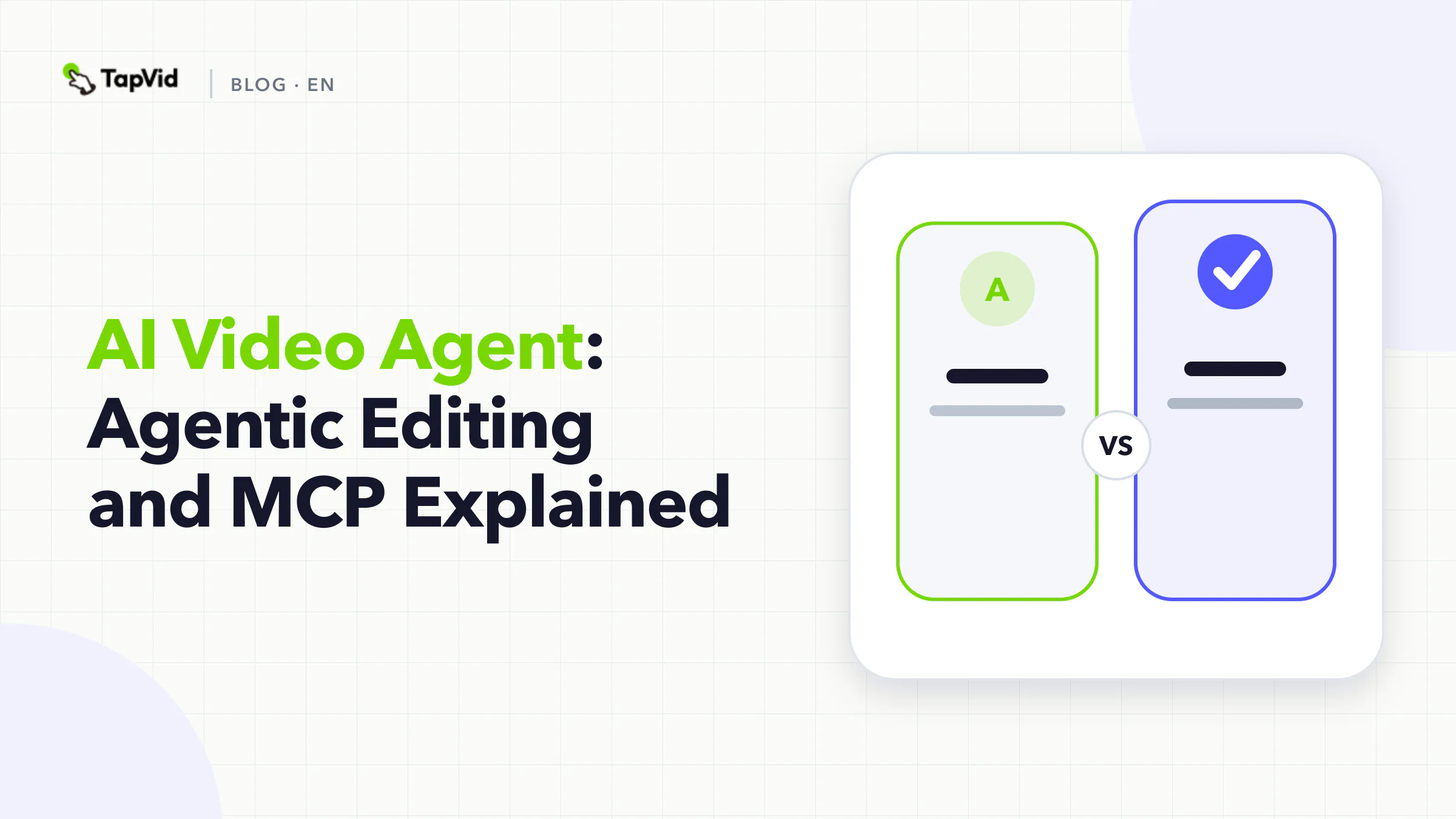AI video agent workflow from brief and planning through MCP editing tools to human review