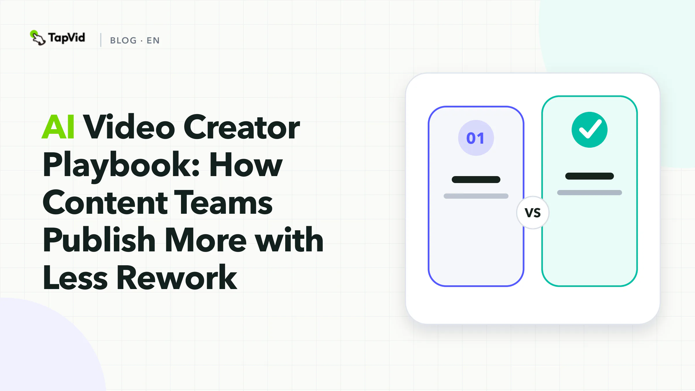 AI Video Creator Team Playbook