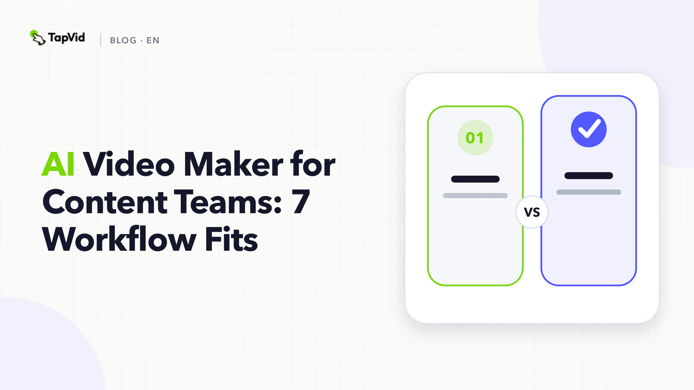 Decision tree choosing AI video tools by the content team deliverable and approval workflow