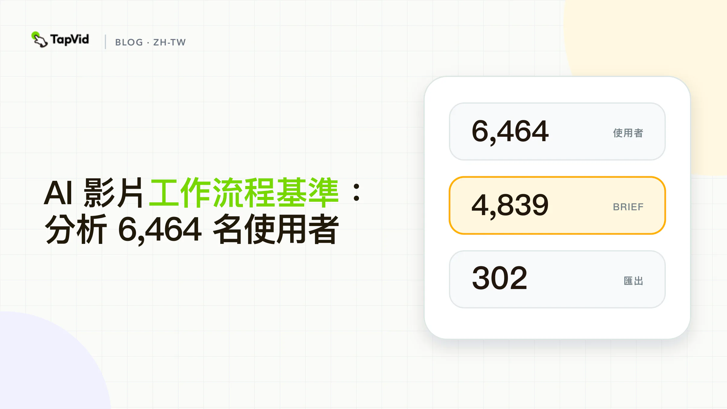 以 6,464 名配對成功的 TapVid 使用者為基礎的 AI 影片工作流程基準