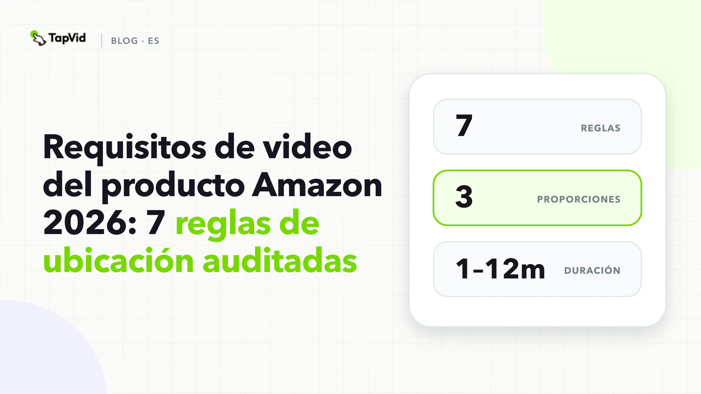 Requisitos del video del producto Amazon 2026: 7 reglas de ubicación Cubierta de investigación auditada