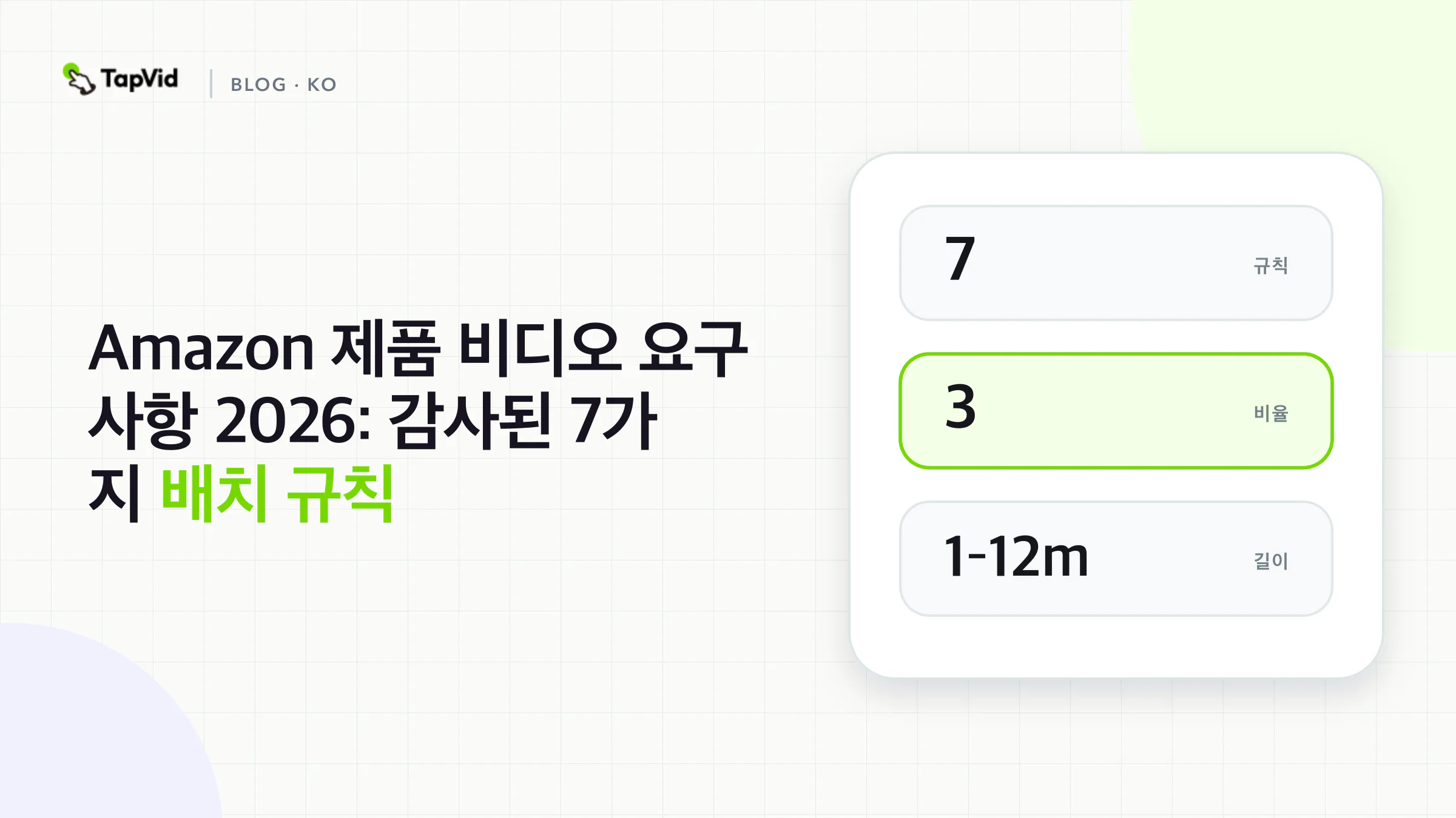 Amazon 제품 비디오 요구 사항 2026: 7가지 배치 규칙 감사된 연구 표지