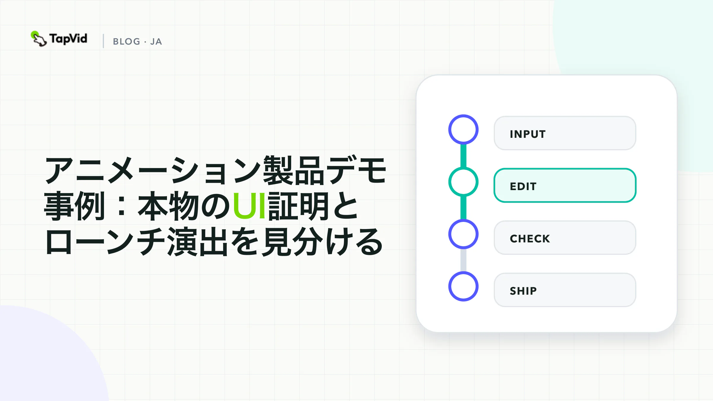 本物UI、UI着想、概念、ローンチを名付け、画素が支えられる証明だけを残す4ステップのカバー。