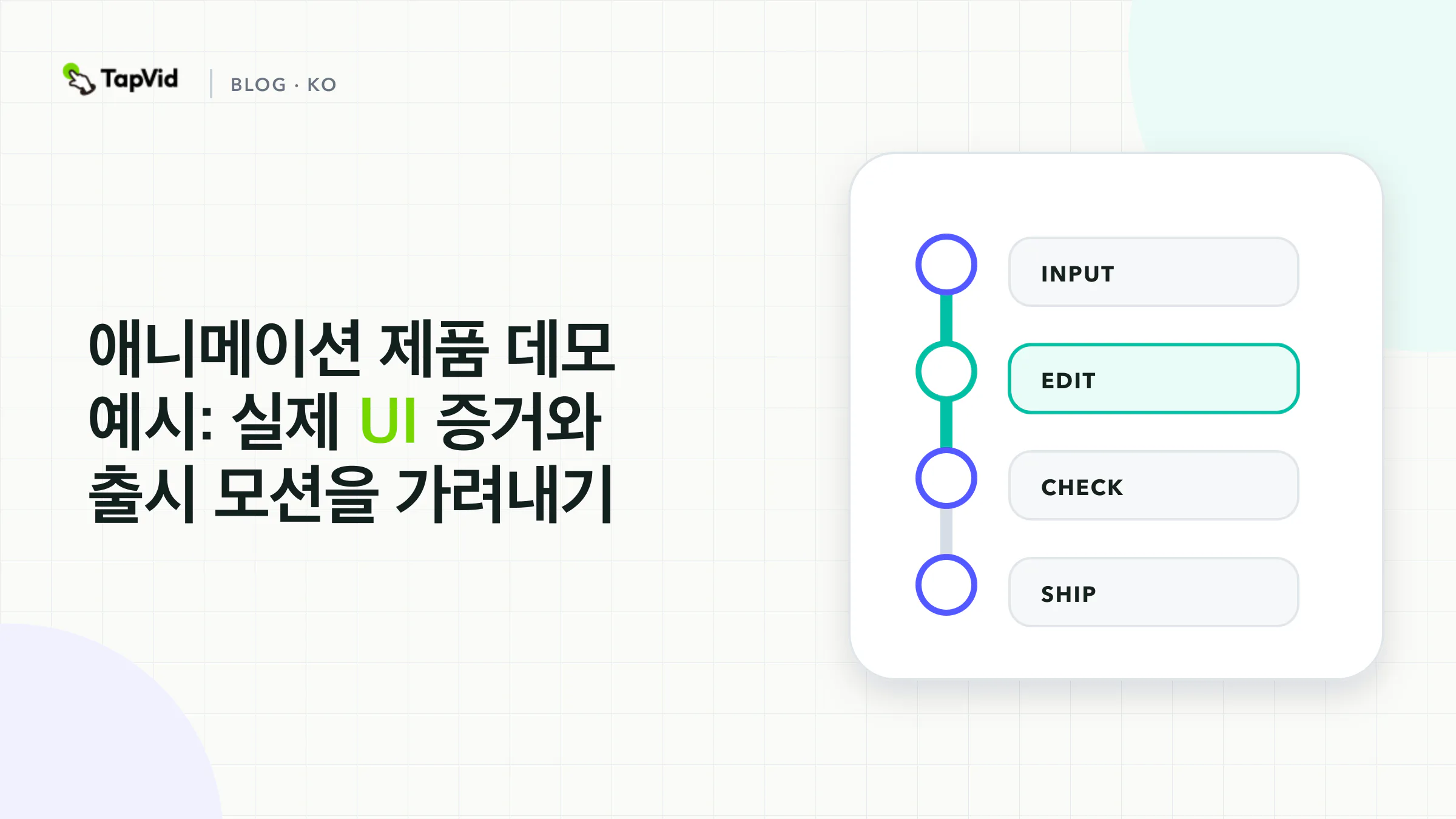 실제 UI, UI에서 영감을 받은 데모, 개념적 데모, 출시 데모에 이름을 붙인 뒤 픽셀이 뒷받침할 수 있는 증거만 남기는 네 단계 커버.