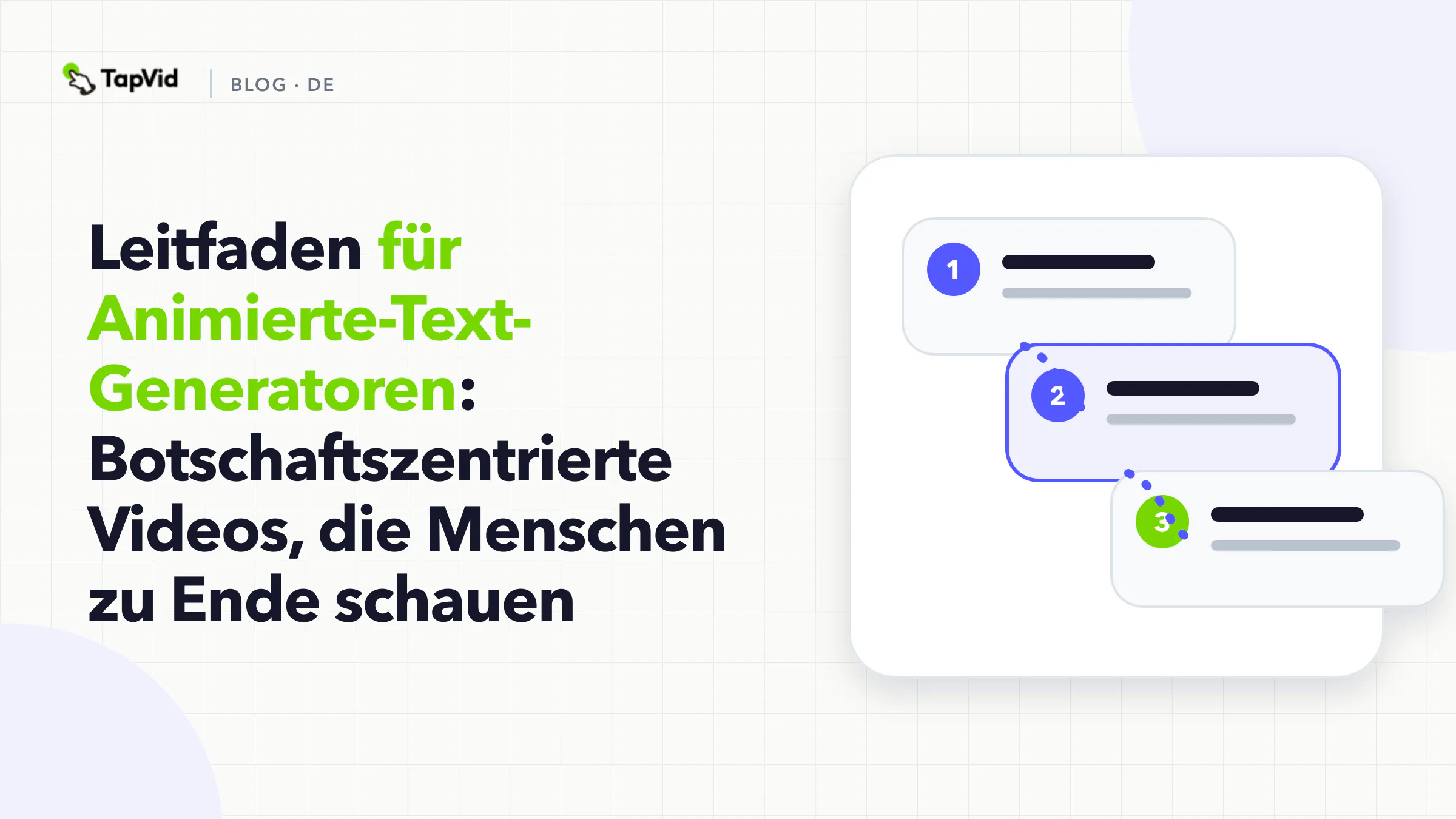 Generator für animierten Text: Videos mit klarer Botschaft