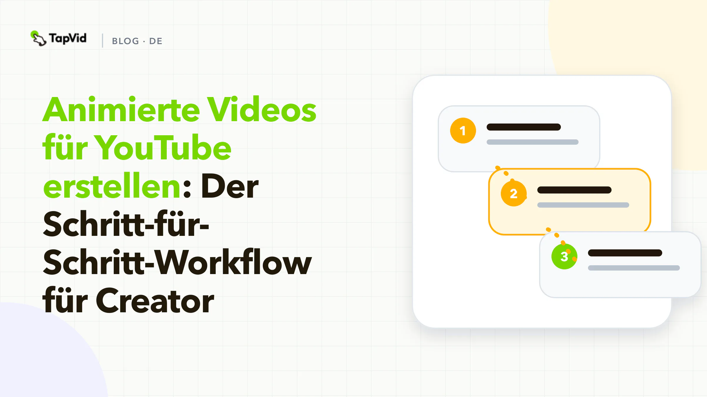 Animierte Videos für YouTube