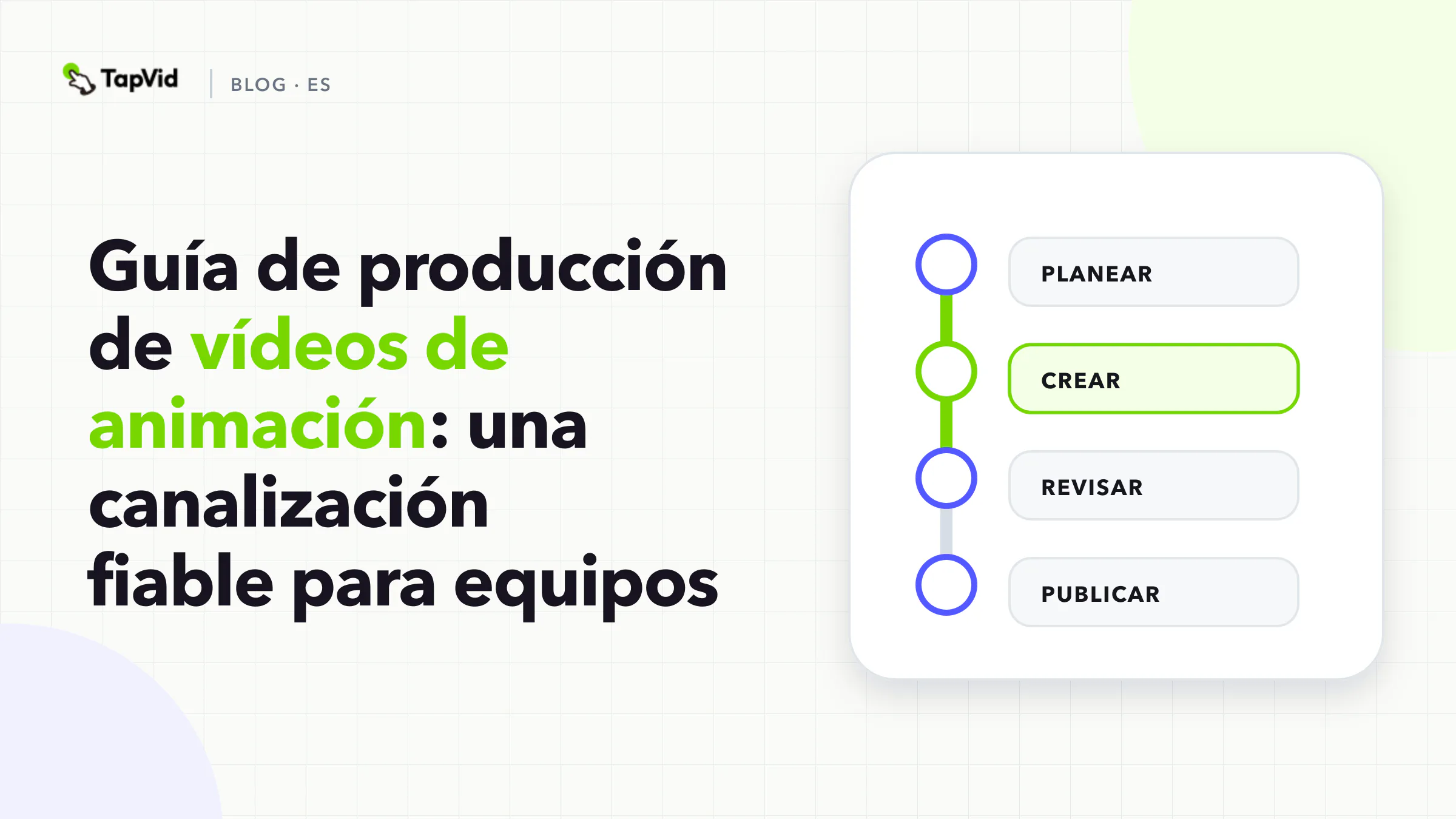 Flujo de producción de videos de animación