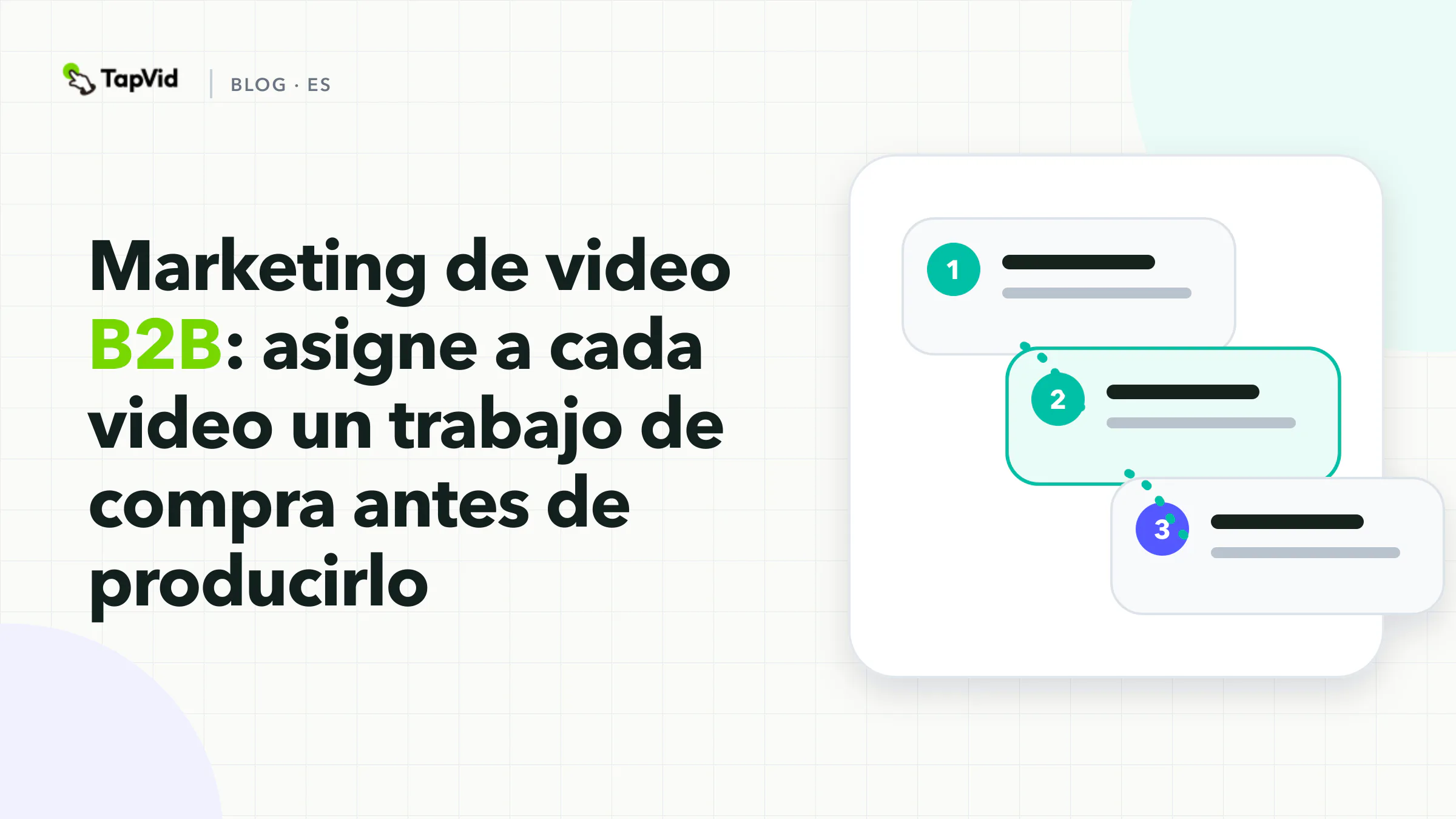 Trabajo de comité, surface de distribución y siguiente acción mostrados como el contrato de marketing de video B2B antes de la producción