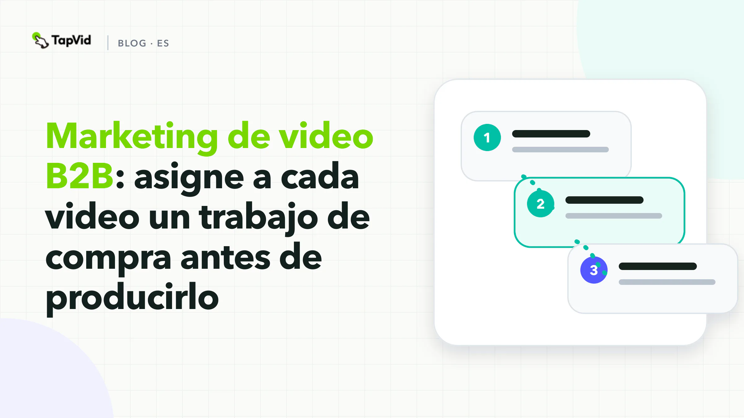 Trabajo de comité, surface de distribución y siguiente acción mostrados como el contrato de marketing de video B2B antes de la producción