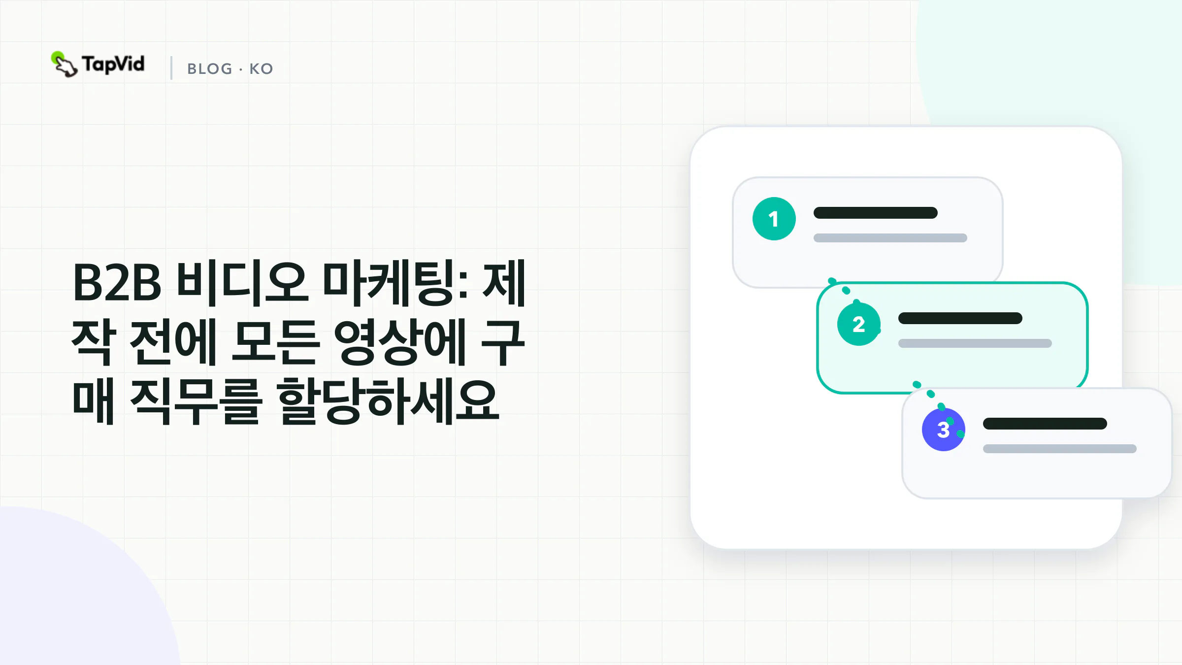 제작 전 B2B 비디오 마케팅 계약으로 나타낸 위원회 직무, 배포 서피스, 다음 행동