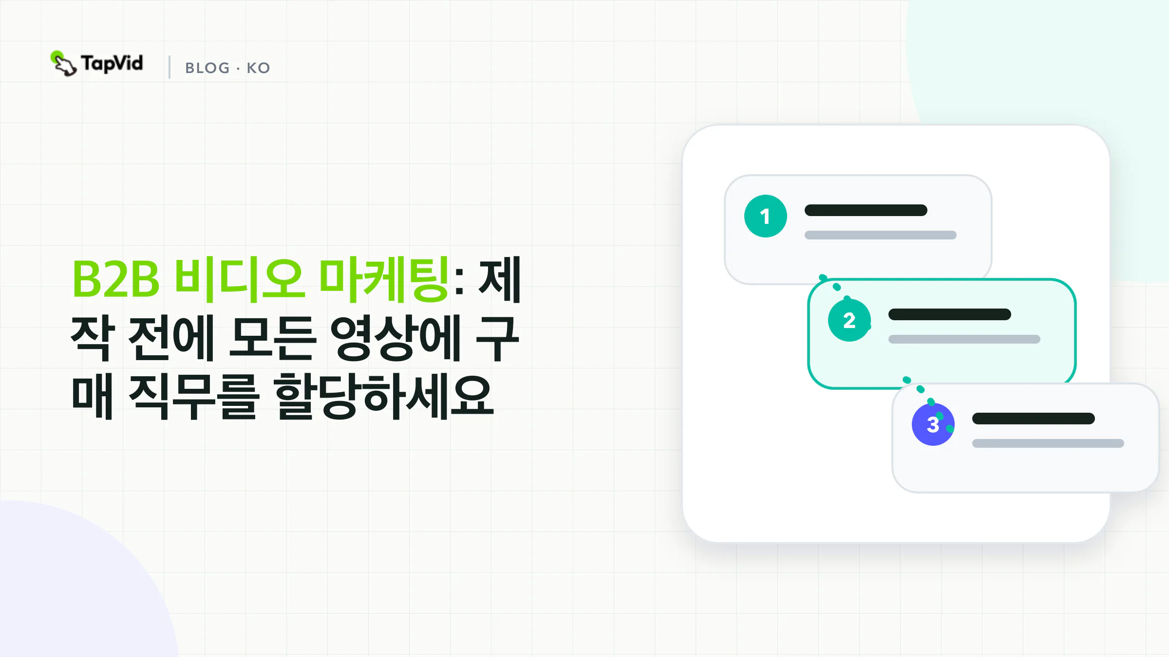 제작 전 B2B 비디오 마케팅 계약으로 나타낸 위원회 직무, 배포 서피스, 다음 행동