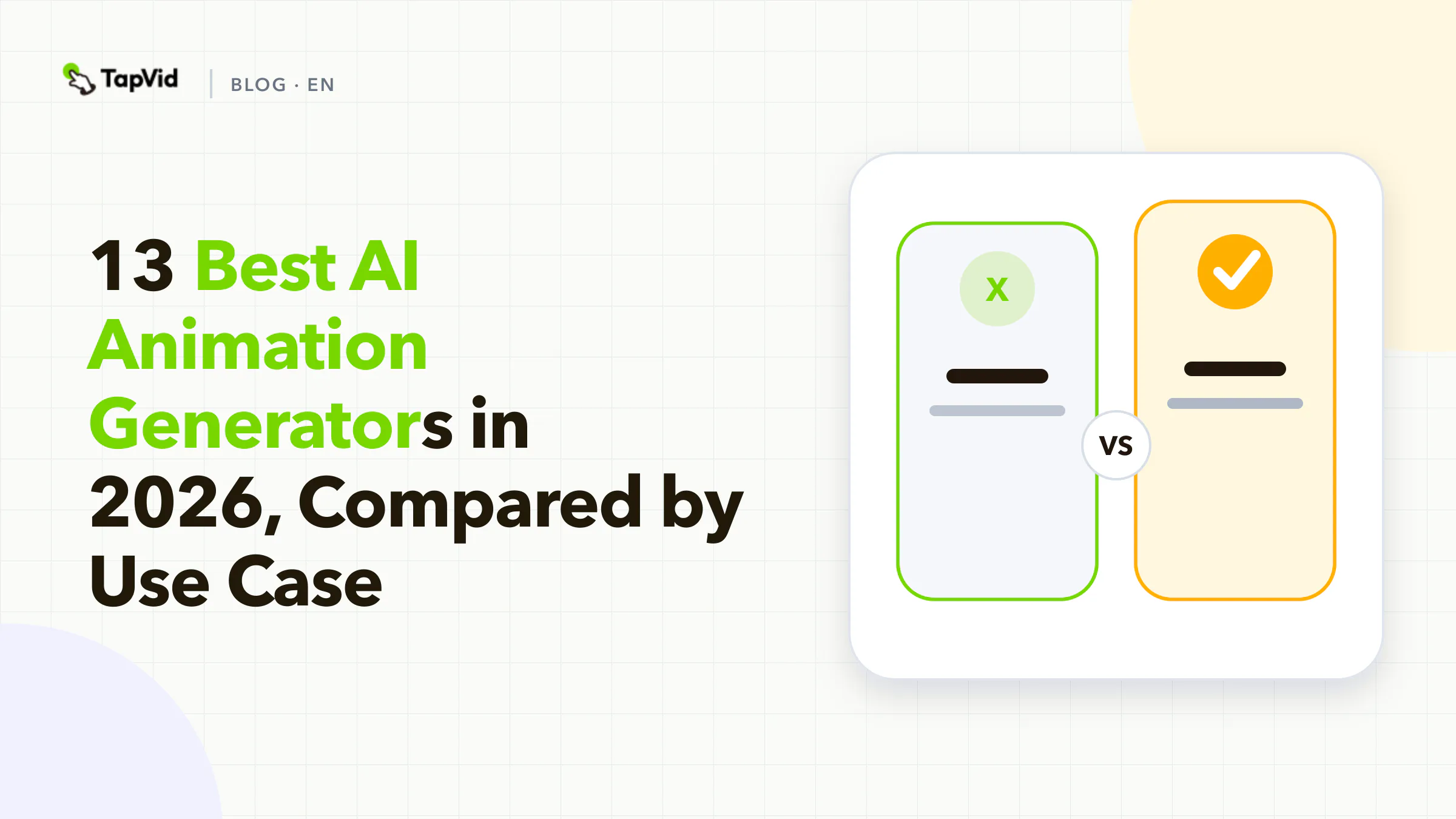 The best AI animation generators in 2026, ranked by what you are making