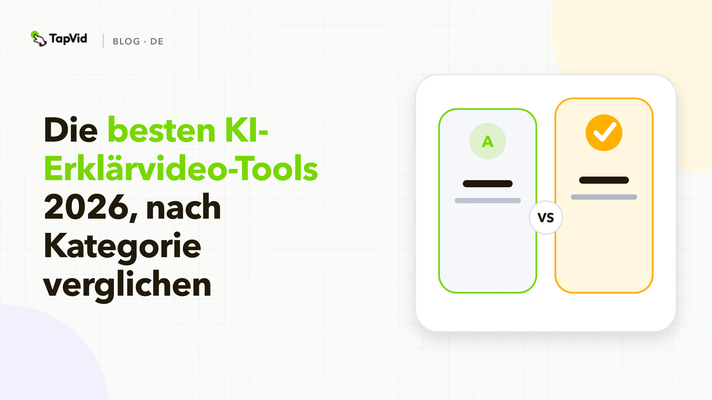 Die besten KI-Erklärvideo-Tools im Vergleich nach Kategorie