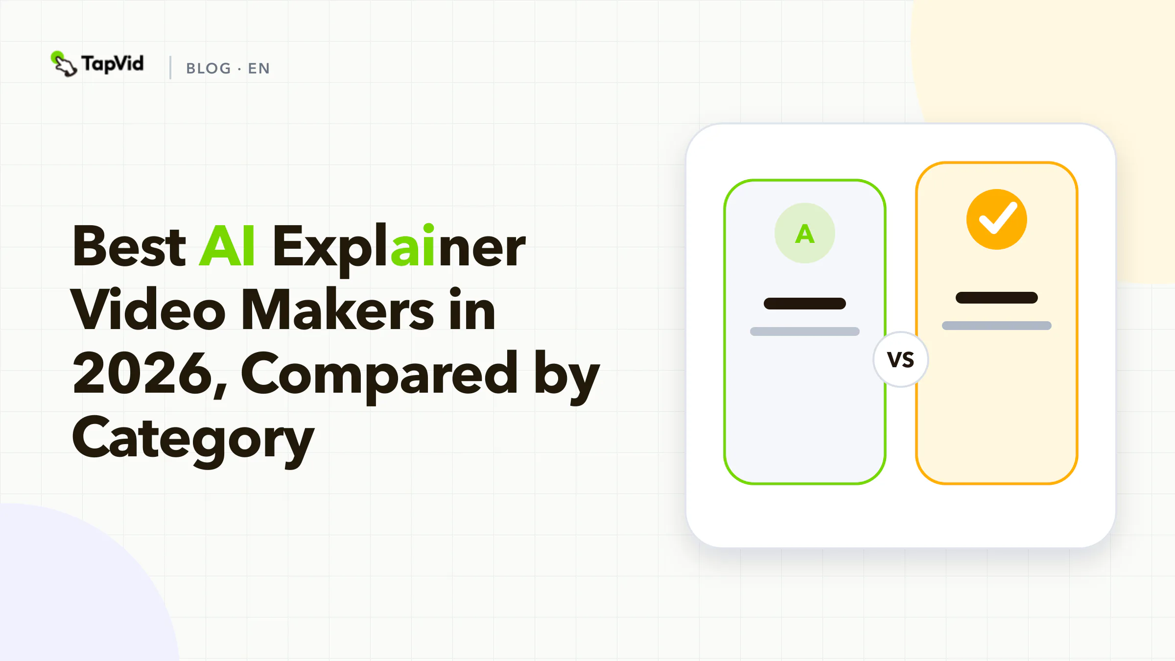 Best AI Explainer Video Makers Compared by Category