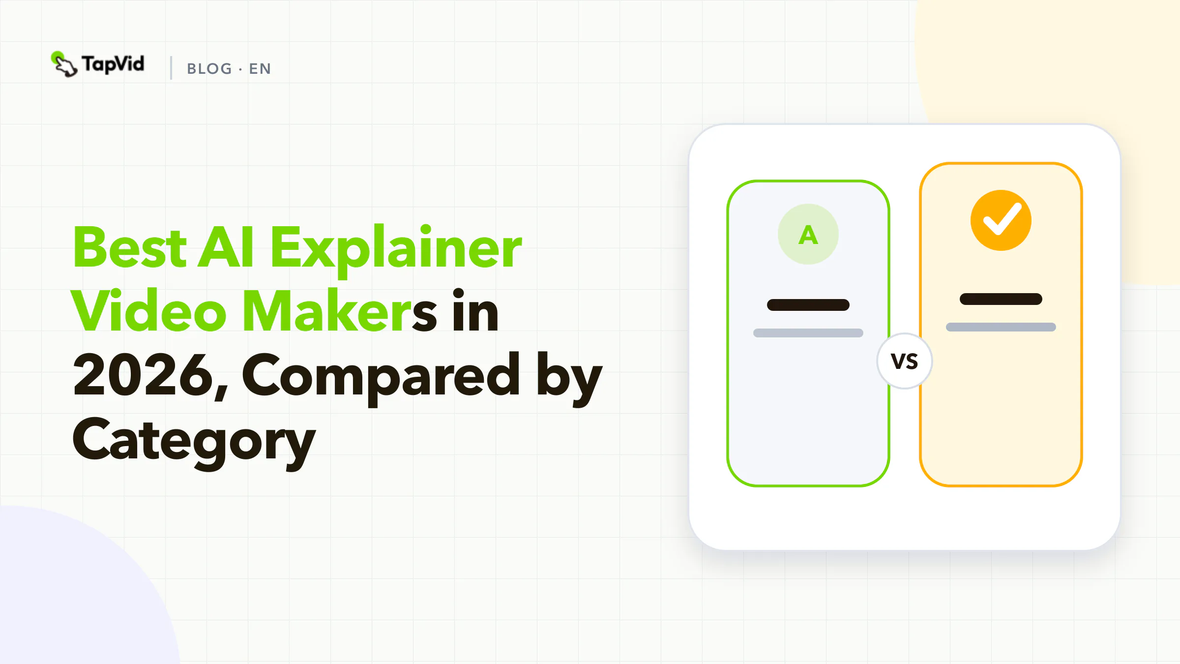 Best AI Explainer Video Makers Compared by Category