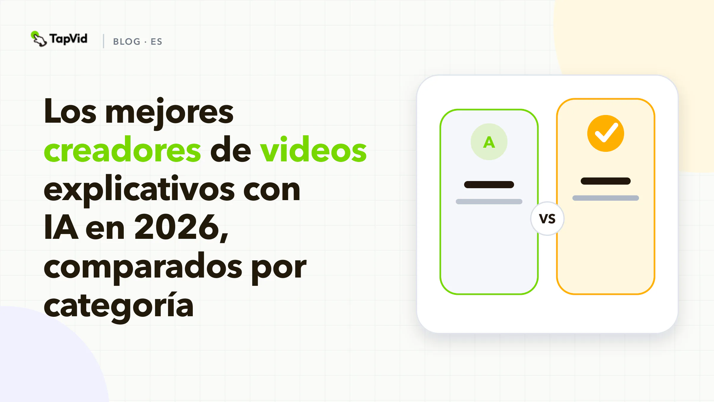 Los mejores creadores de videos explicativos con IA, comparados por categoría