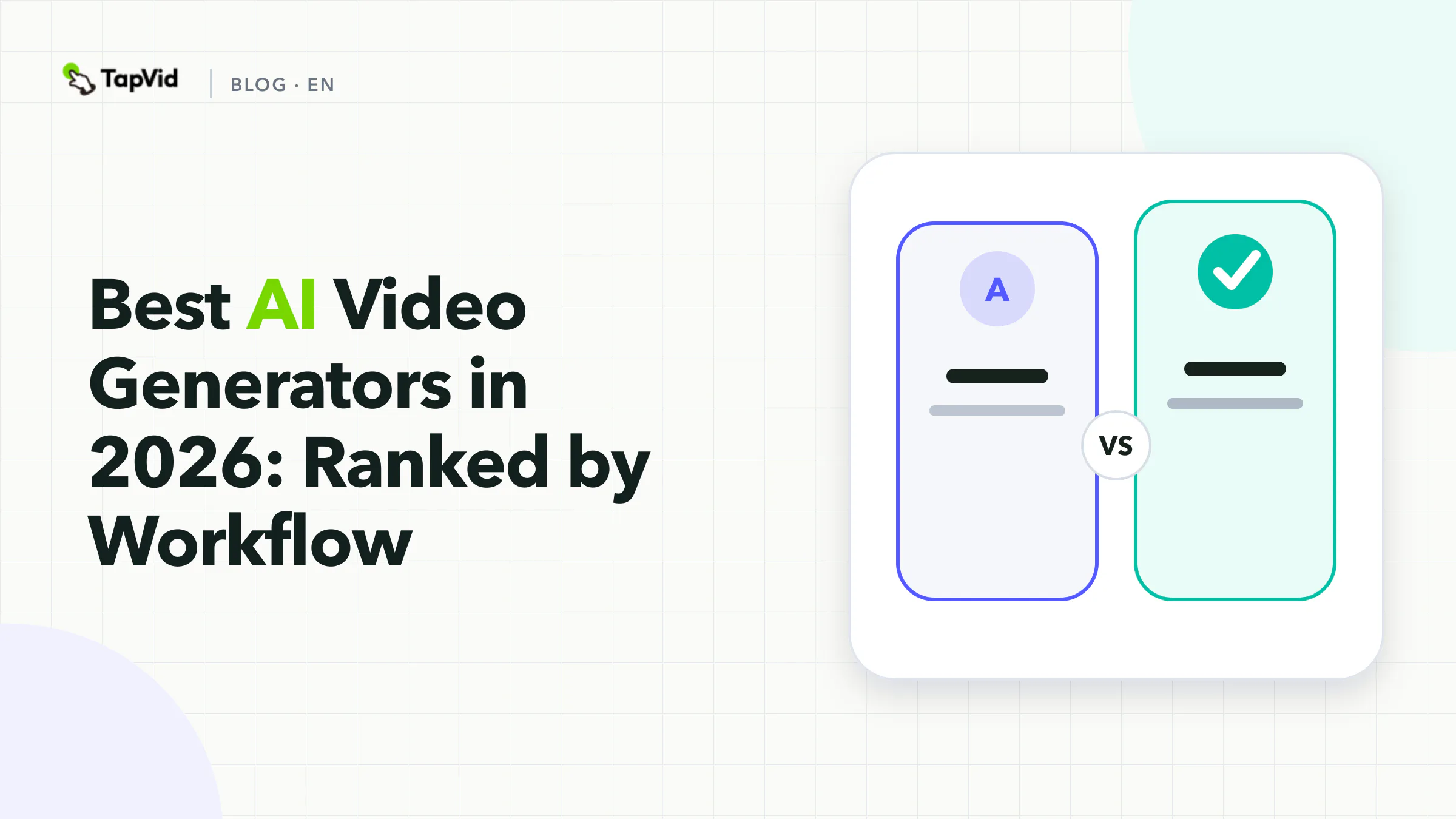 Best AI video generators compared through five completed hands-on tests