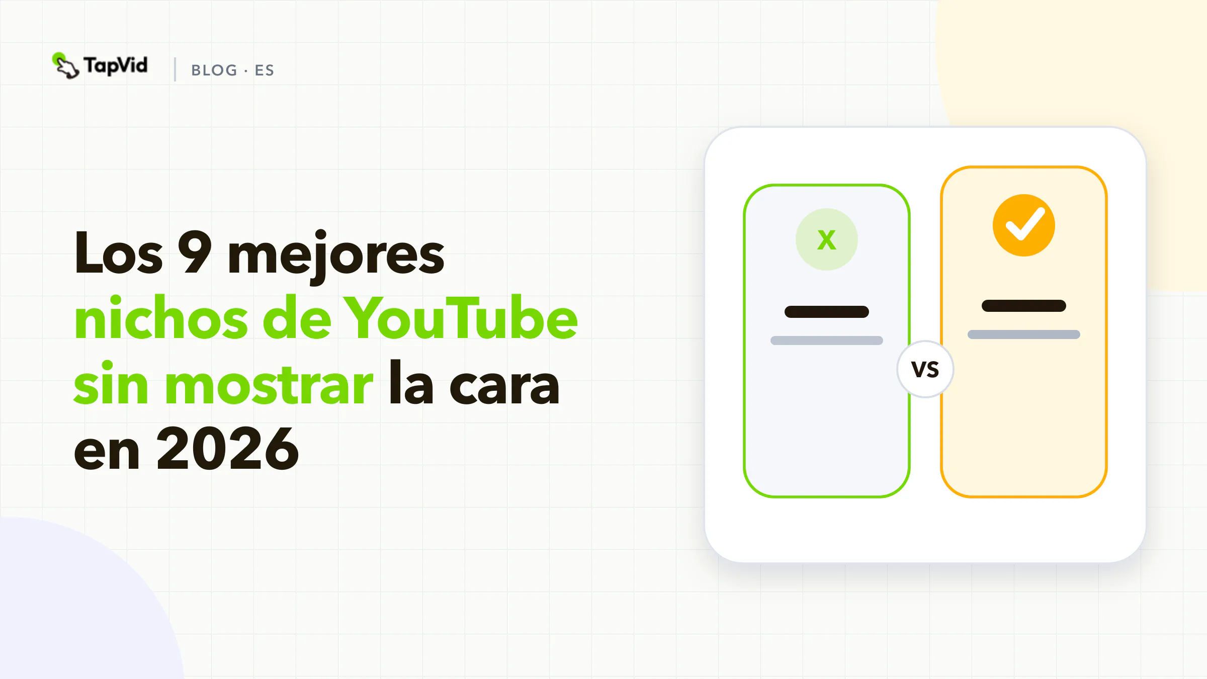 Los nueve mejores nichos de YouTube sin mostrar el rostro para 2026, clasificados por su potencial para crear videos originales y repetibles