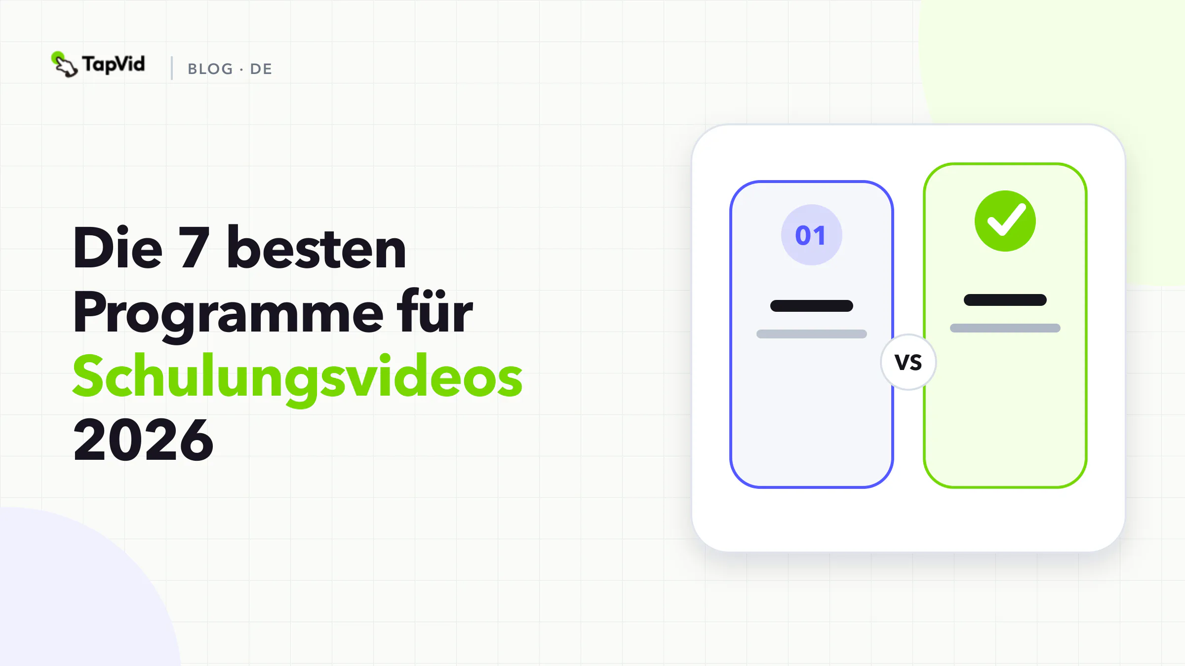 Sieben Schulungsvideo-Tools nach Ausgangsmaterial, Ausgabe und Bereitstellung