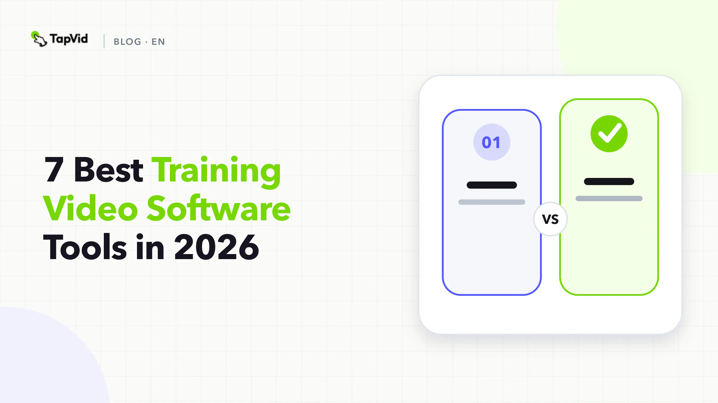 Seven training video software tools compared by source material, output format, and delivery need