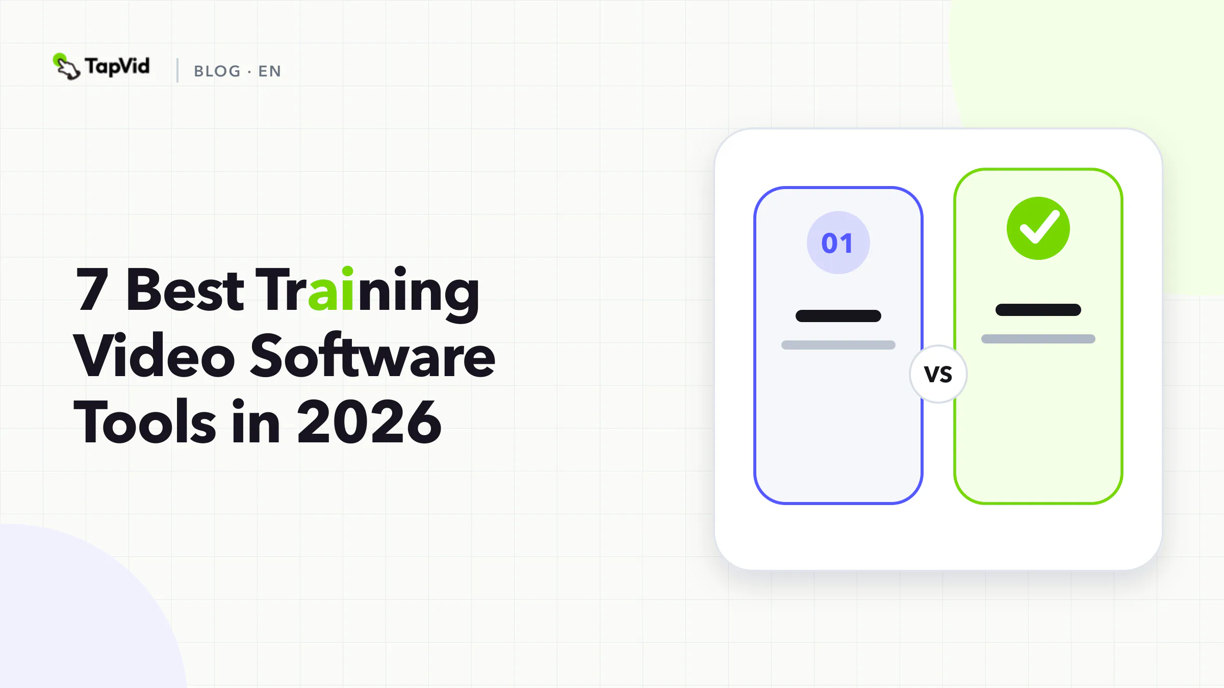 Seven training video software tools compared by source material, output format, and delivery need