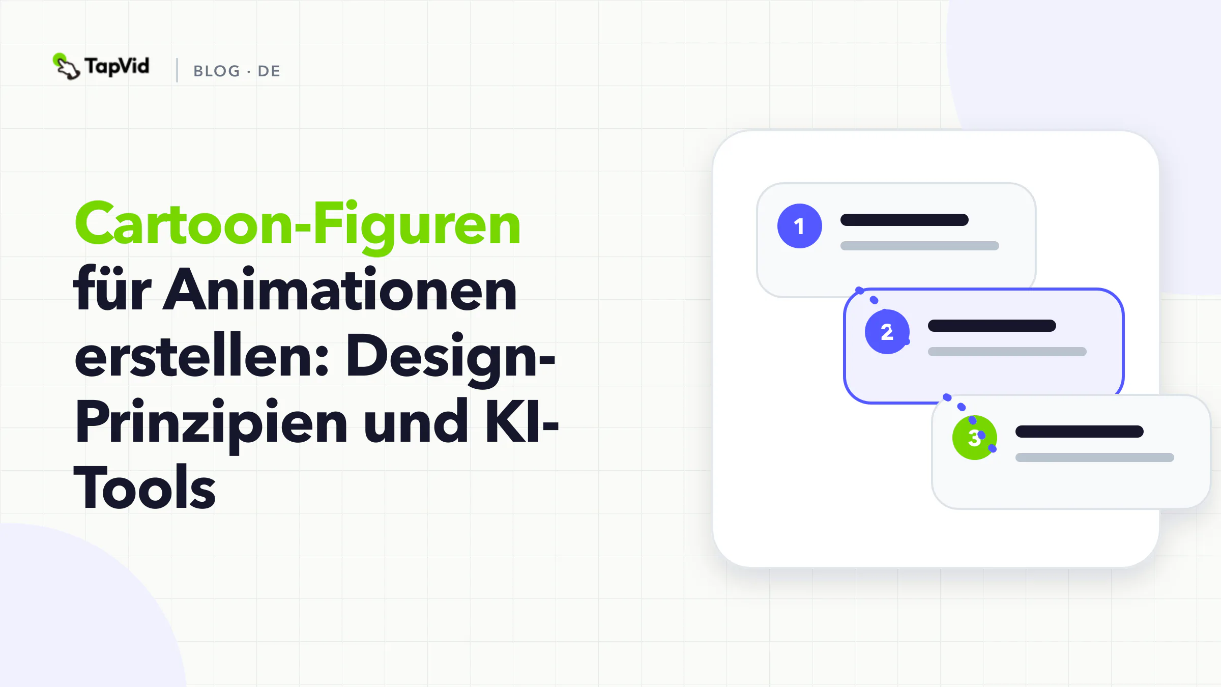 Cartoonfiguren für Animationen: Gestaltungsprinzipien und KI-Tools