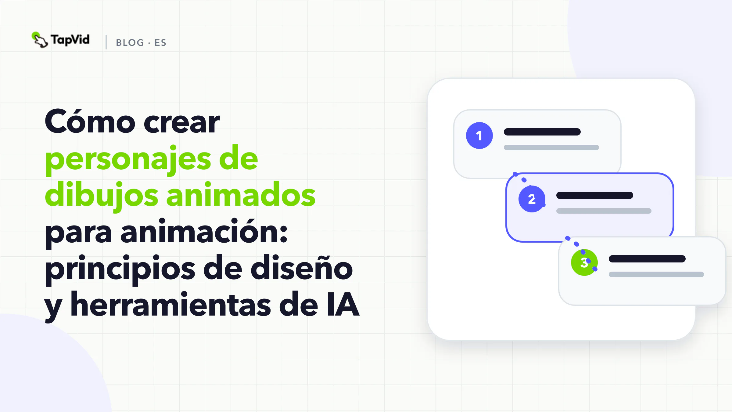 Personajes de dibujos animados para animación: principios de diseño y herramientas de IA
