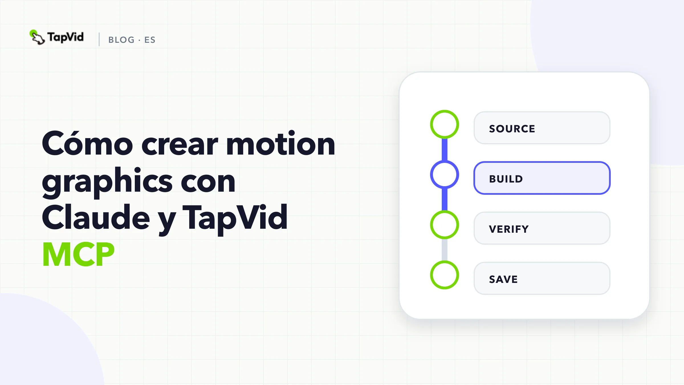 Tarjeta práctica de Claude y TapVid MCP con el conector de Claude Code conectado, un render de 28 minutos y 30 segundos por 90 créditos y la cuenta de Claude en espera