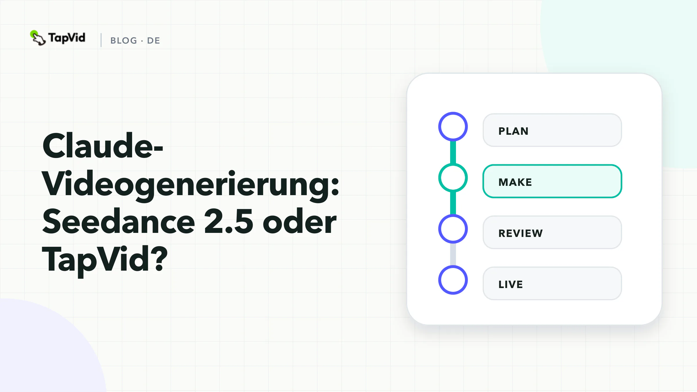 Claude Video Generation: Wie man Claude mit Seedance 2.5 oder TapVid verbindet