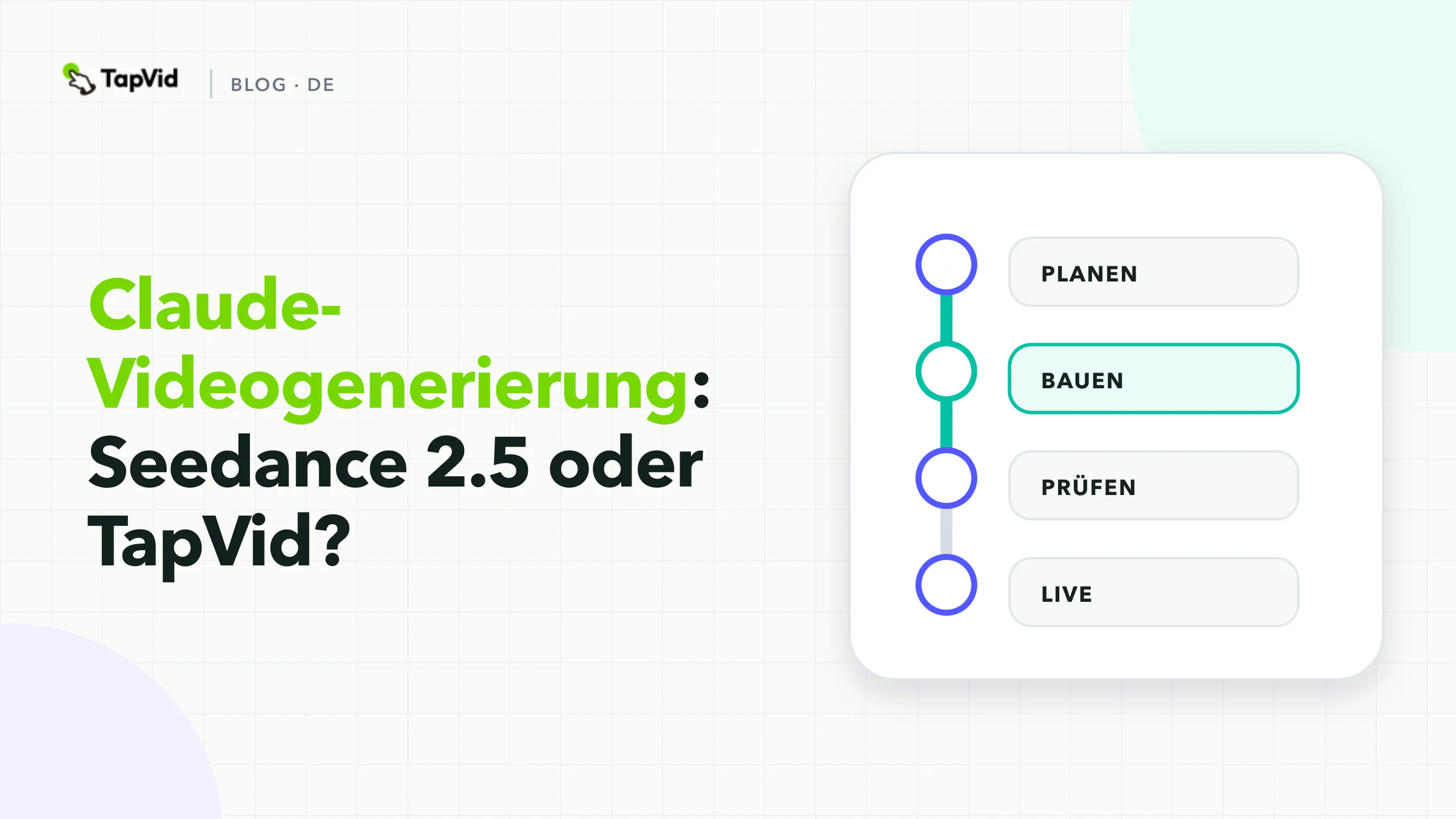 Claude Video Generation: Wie man Claude mit Seedance 2.5 oder TapVid verbindet