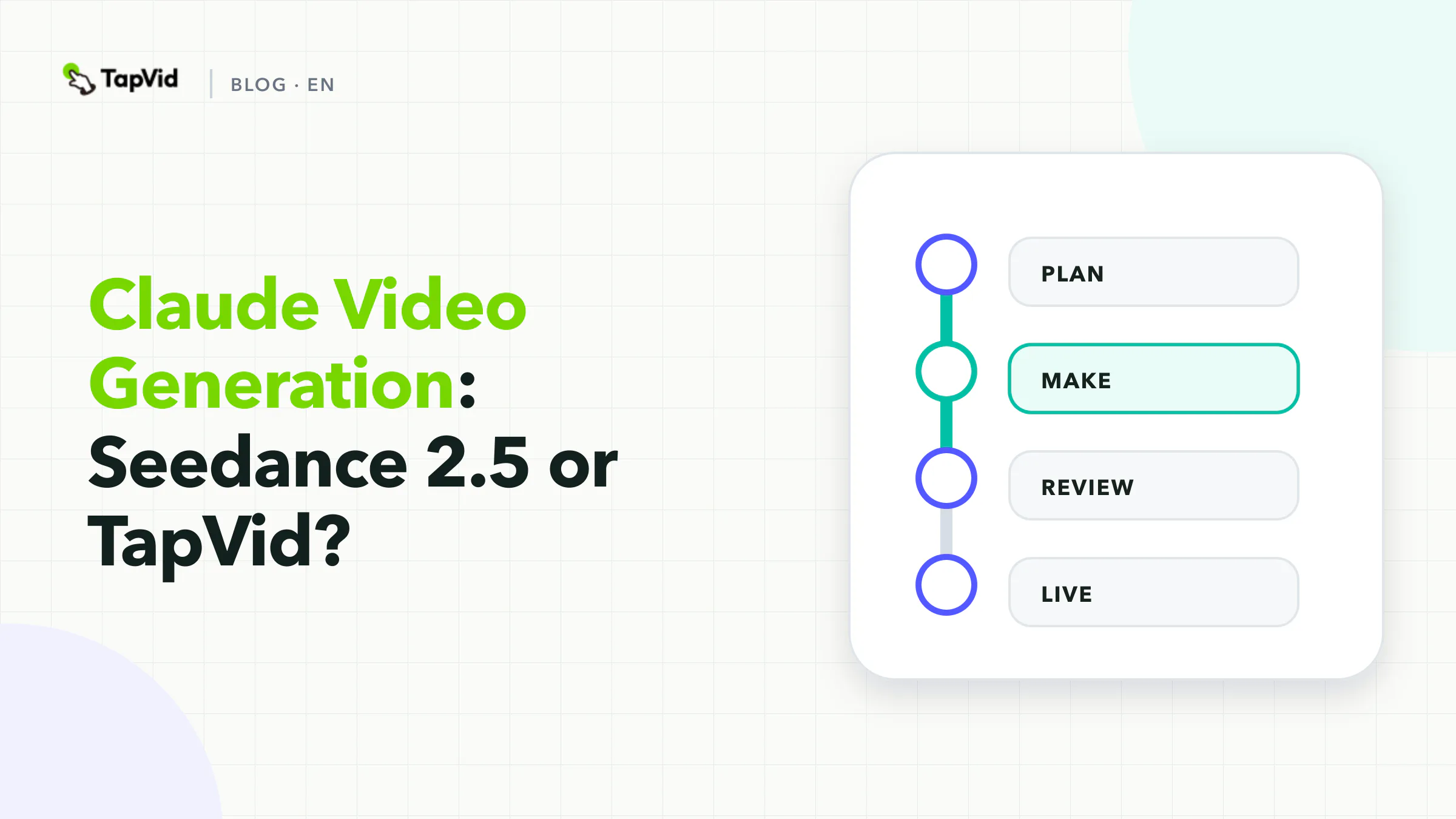 Claude Video Generation: How to Pair Claude with Seedance 2.5 or TapVid