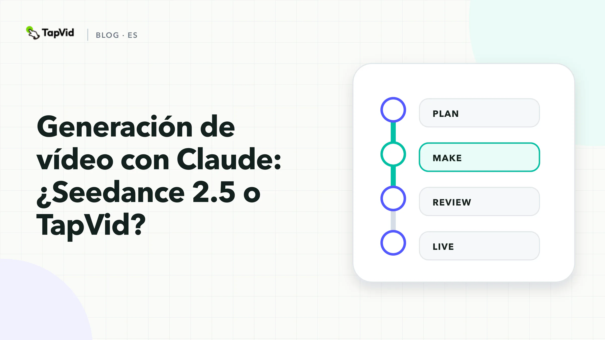 Claude Video Generation: Cómo emparejar a Claude con Seedance 2.5 o TapVid