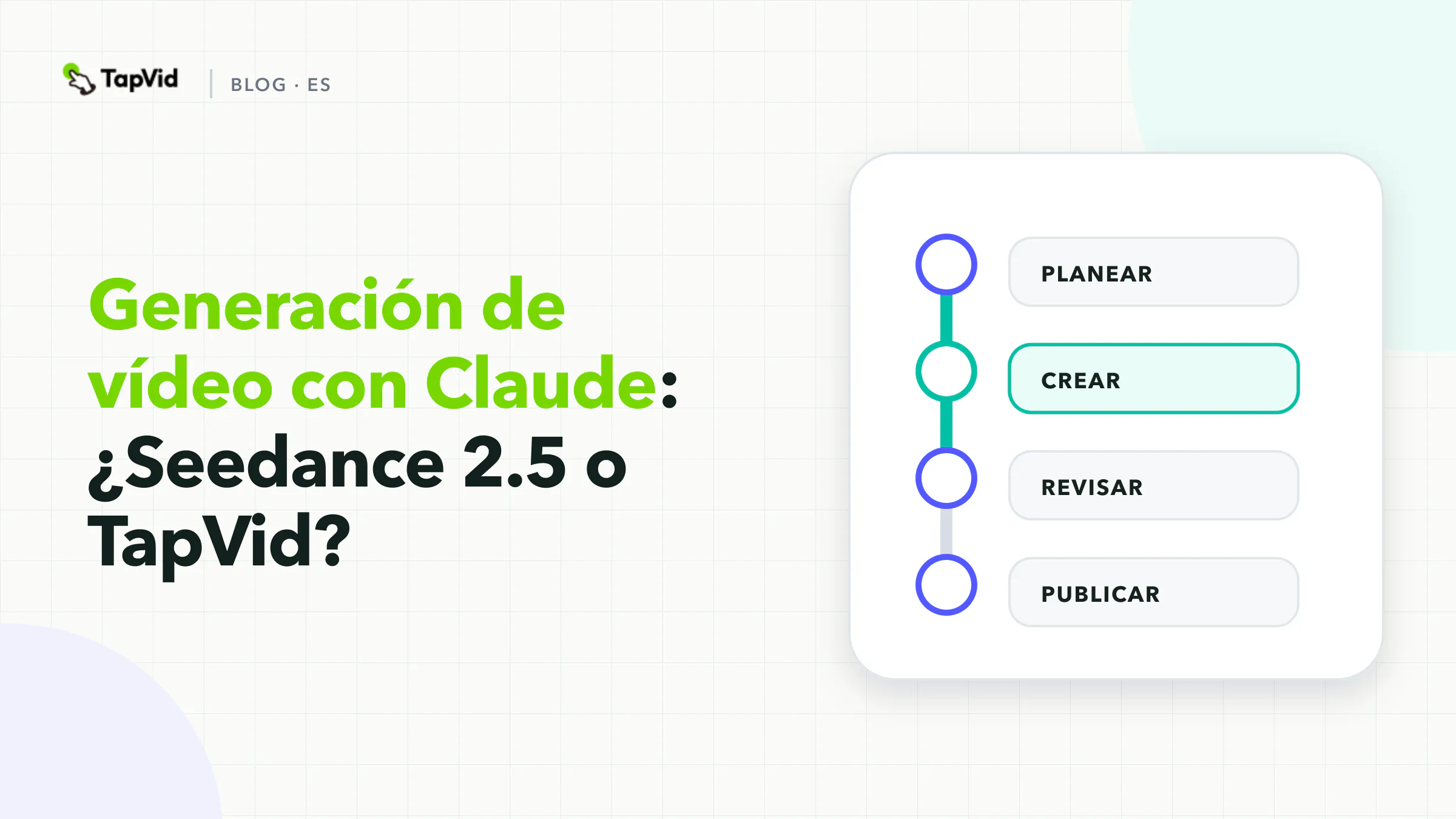 Claude Video Generation: Cómo emparejar a Claude con Seedance 2.5 o TapVid